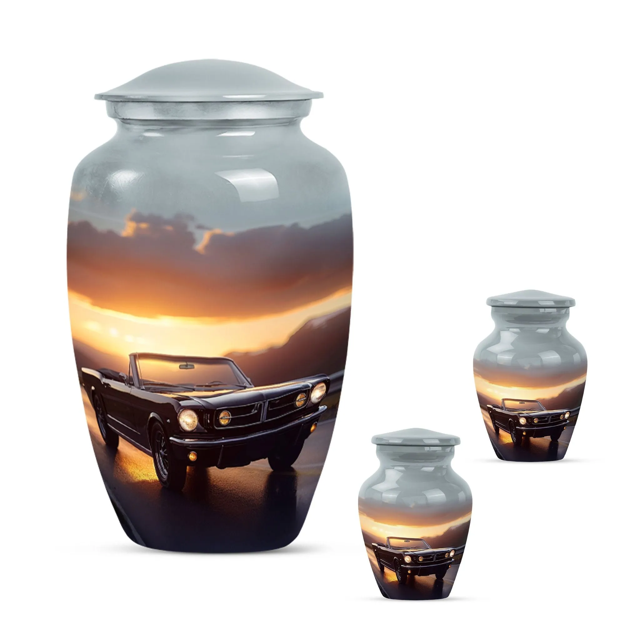 Butterfly Tribute Car Urn: A Medium-Sized Ash Cremation Tribute