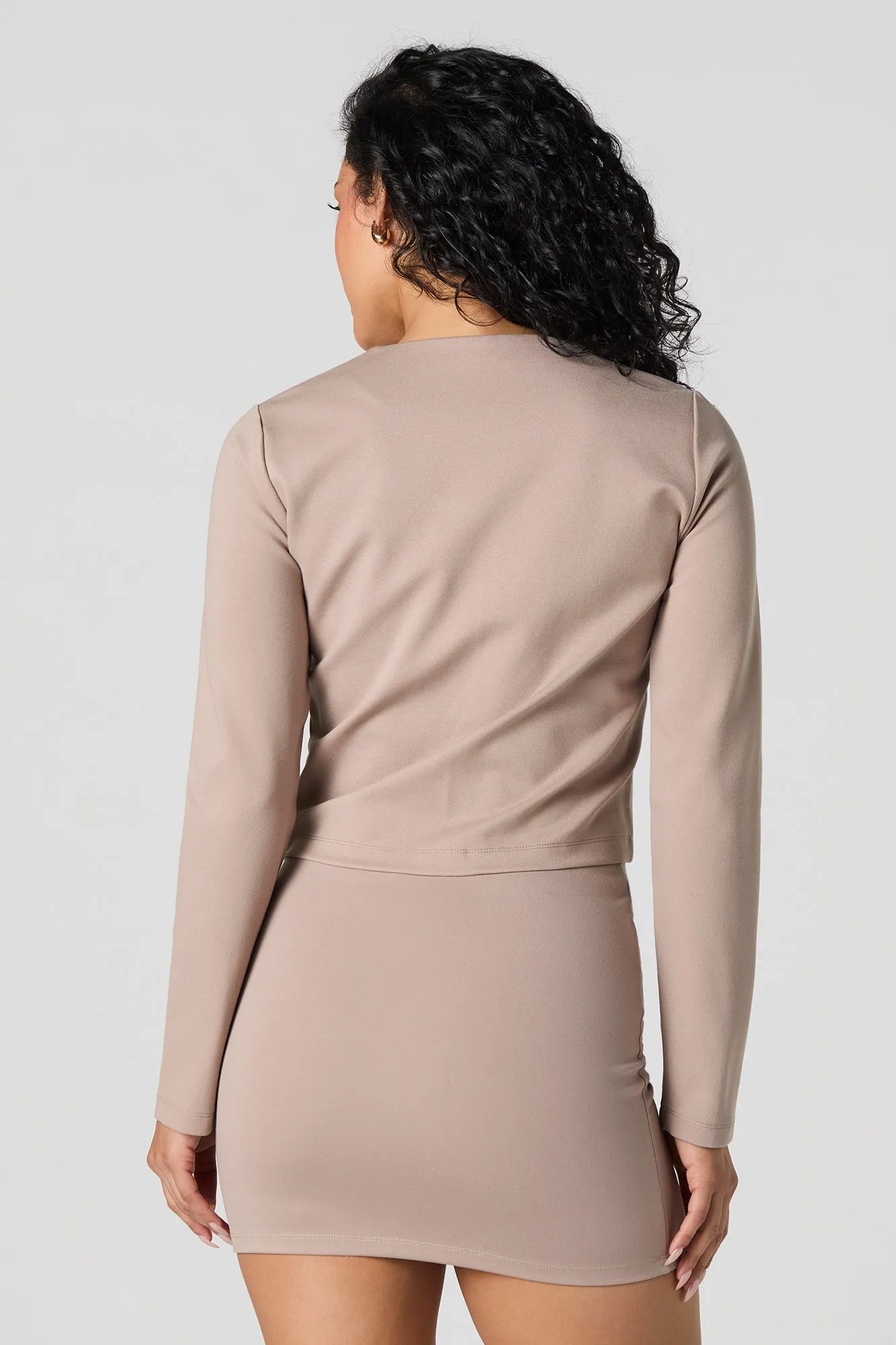 Buttoned Pocket Blazer