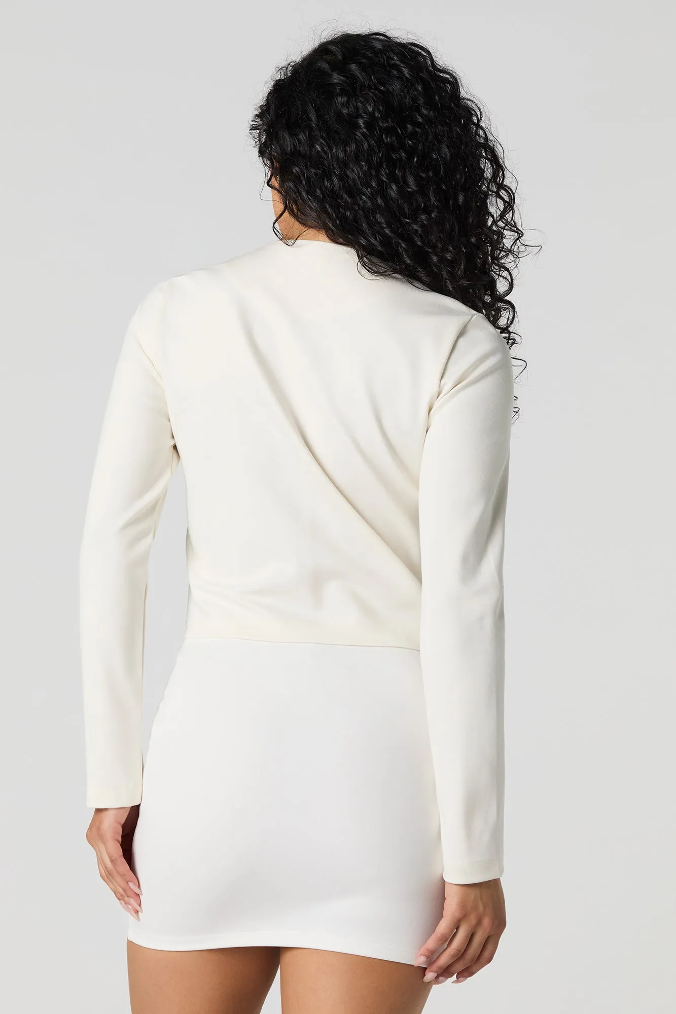 Buttoned Pocket Mini Skirt