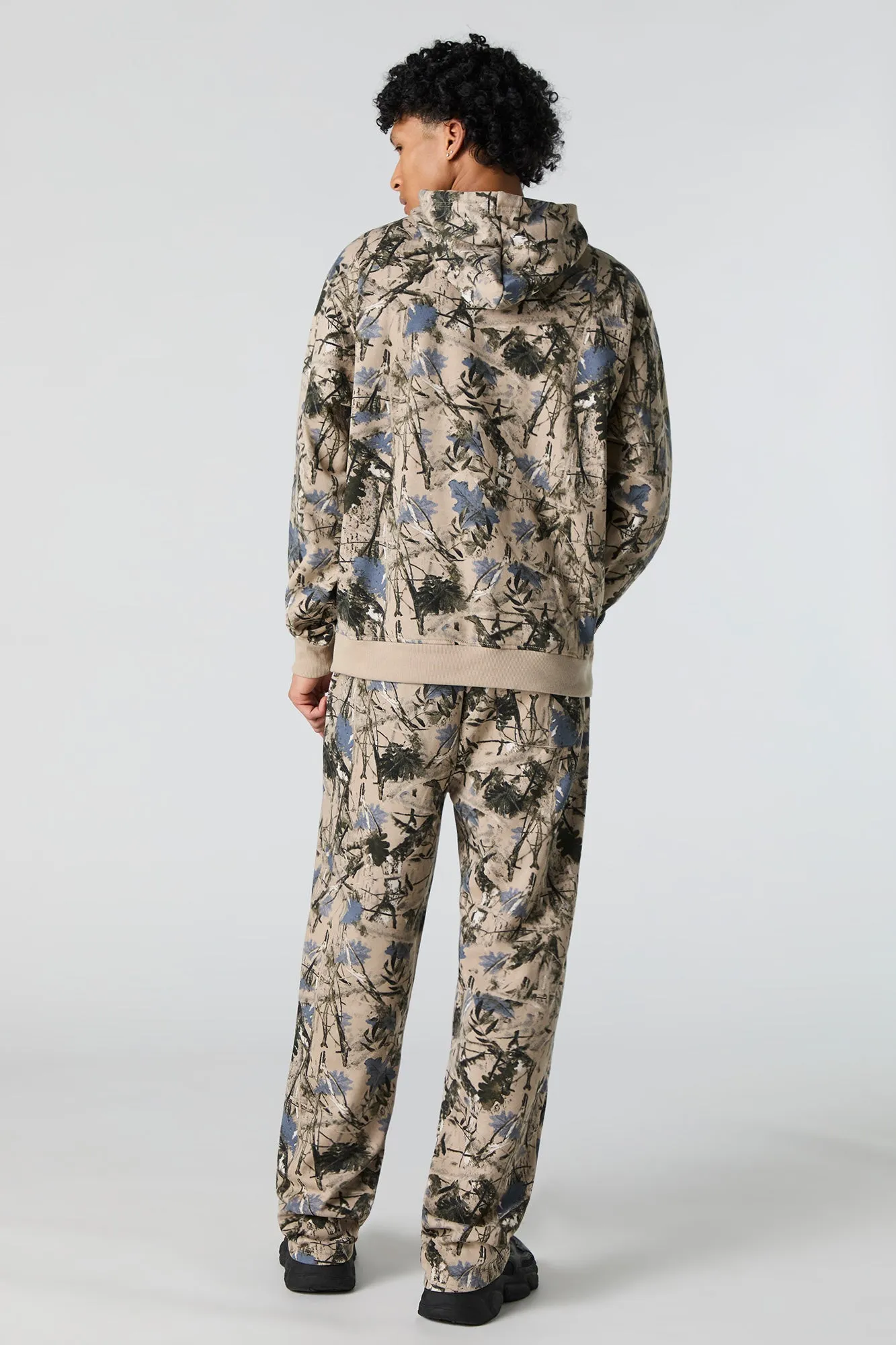 Camo Print Fleece Sweatpant