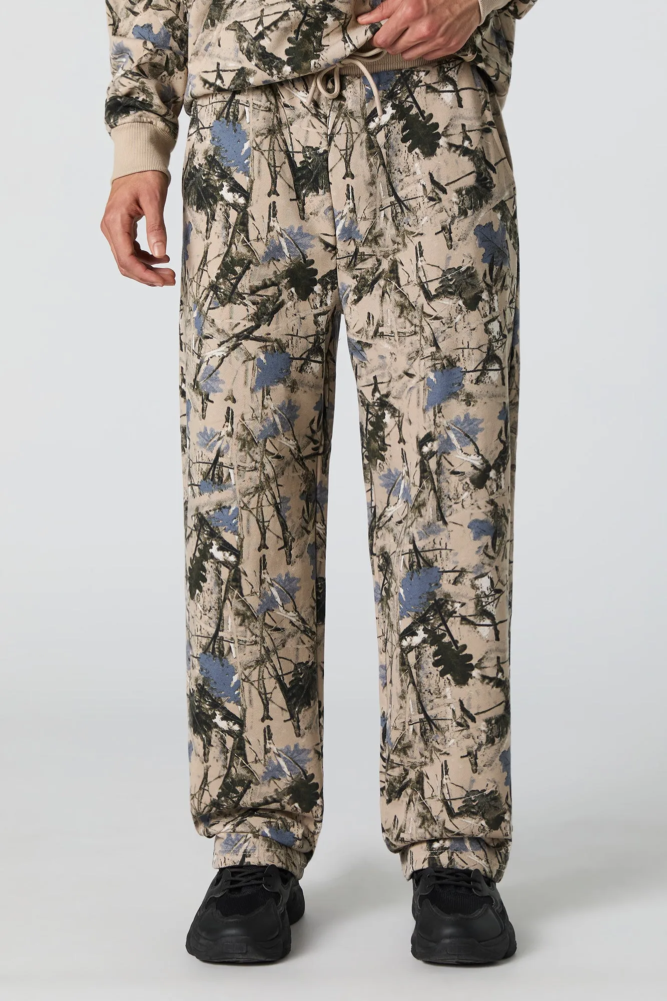 Camo Print Fleece Sweatpant