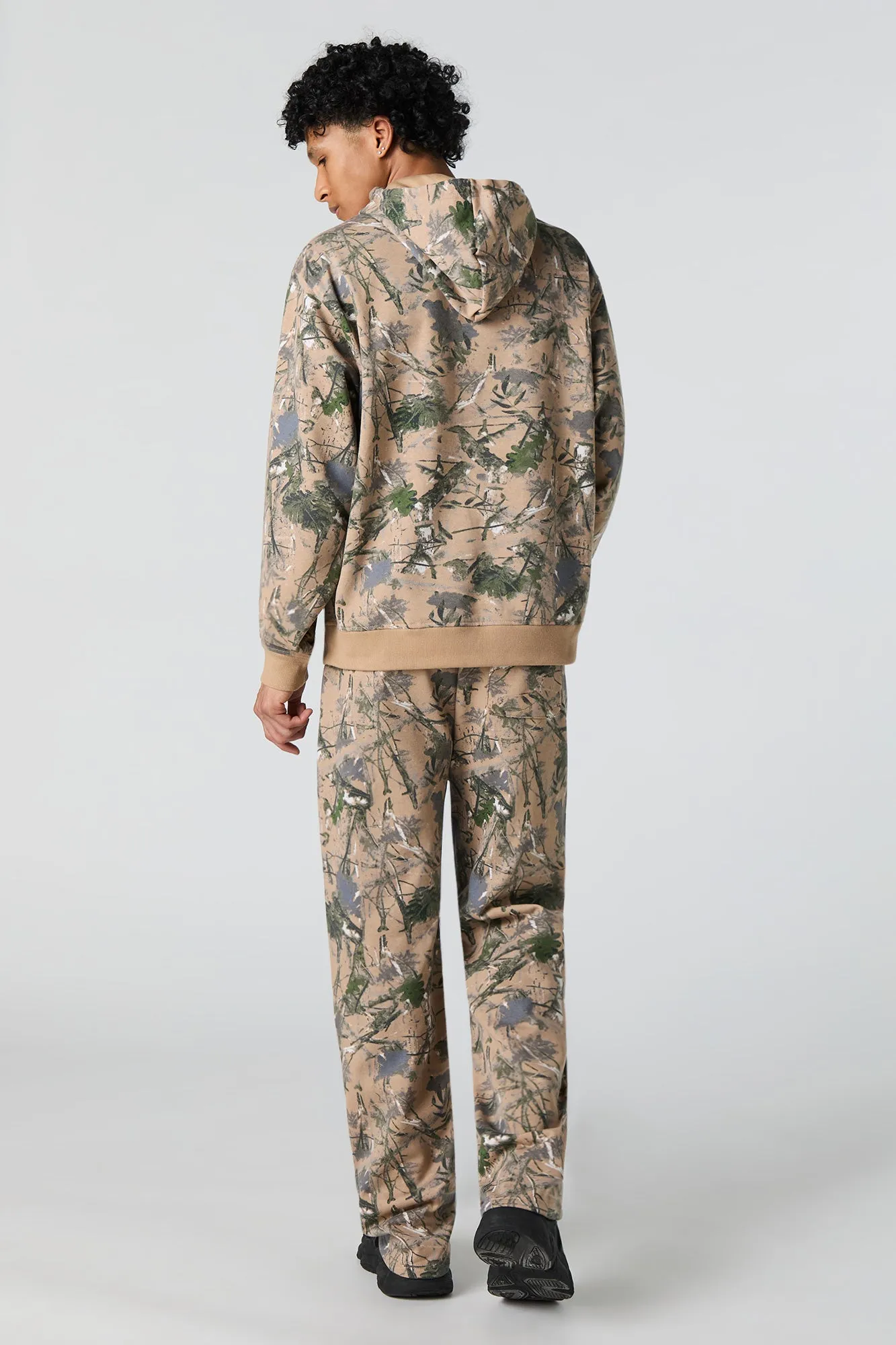 Camo Print Fleece Sweatpant