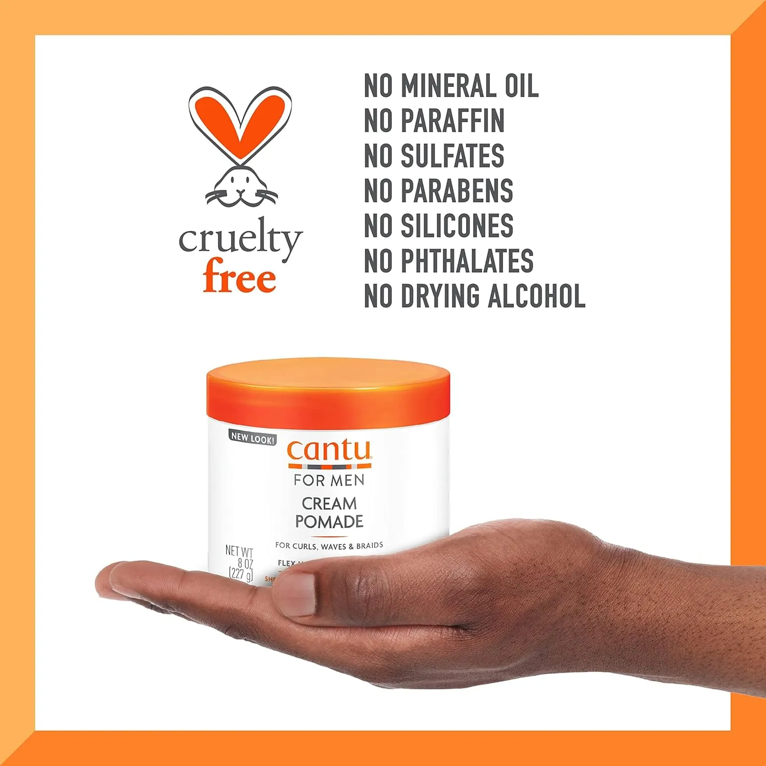 Cantu Men's Collection Shea Butter Cream Pomade - 8oz