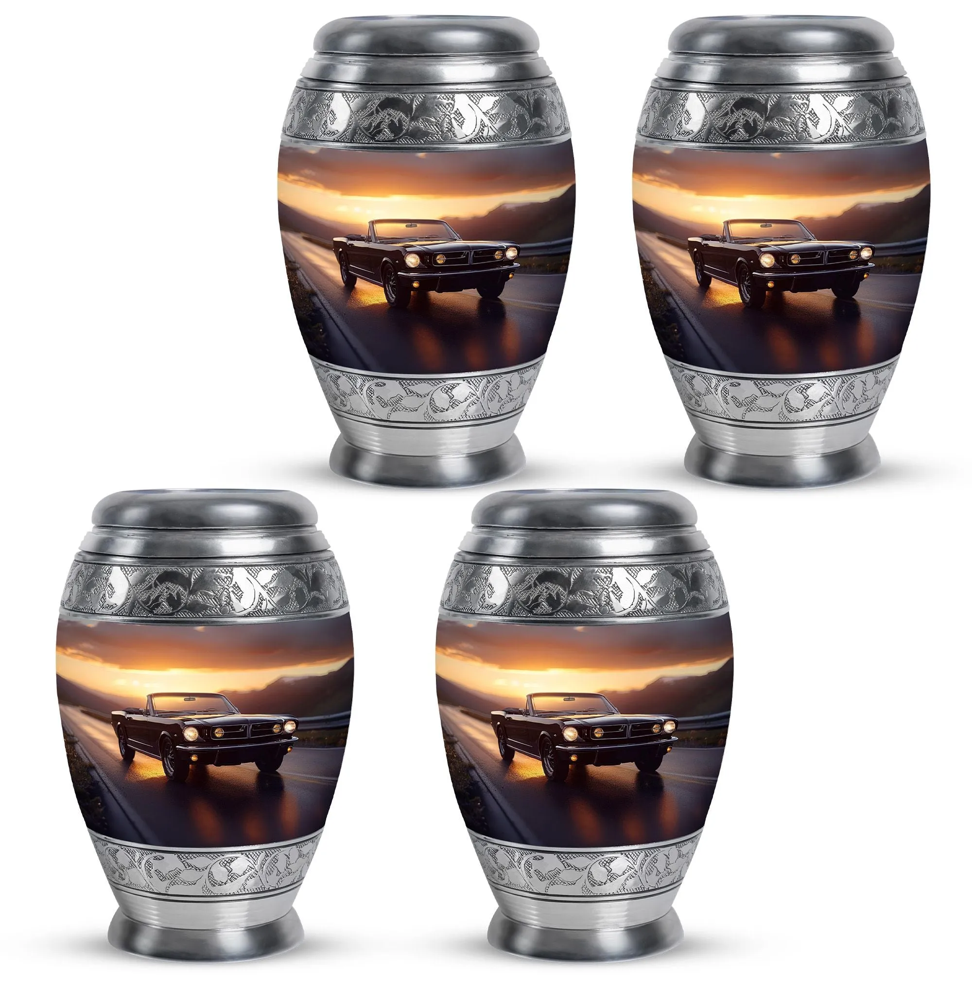 Car Cremation Small Urn For Ashes Adult Male Memorial & Funeral Urn