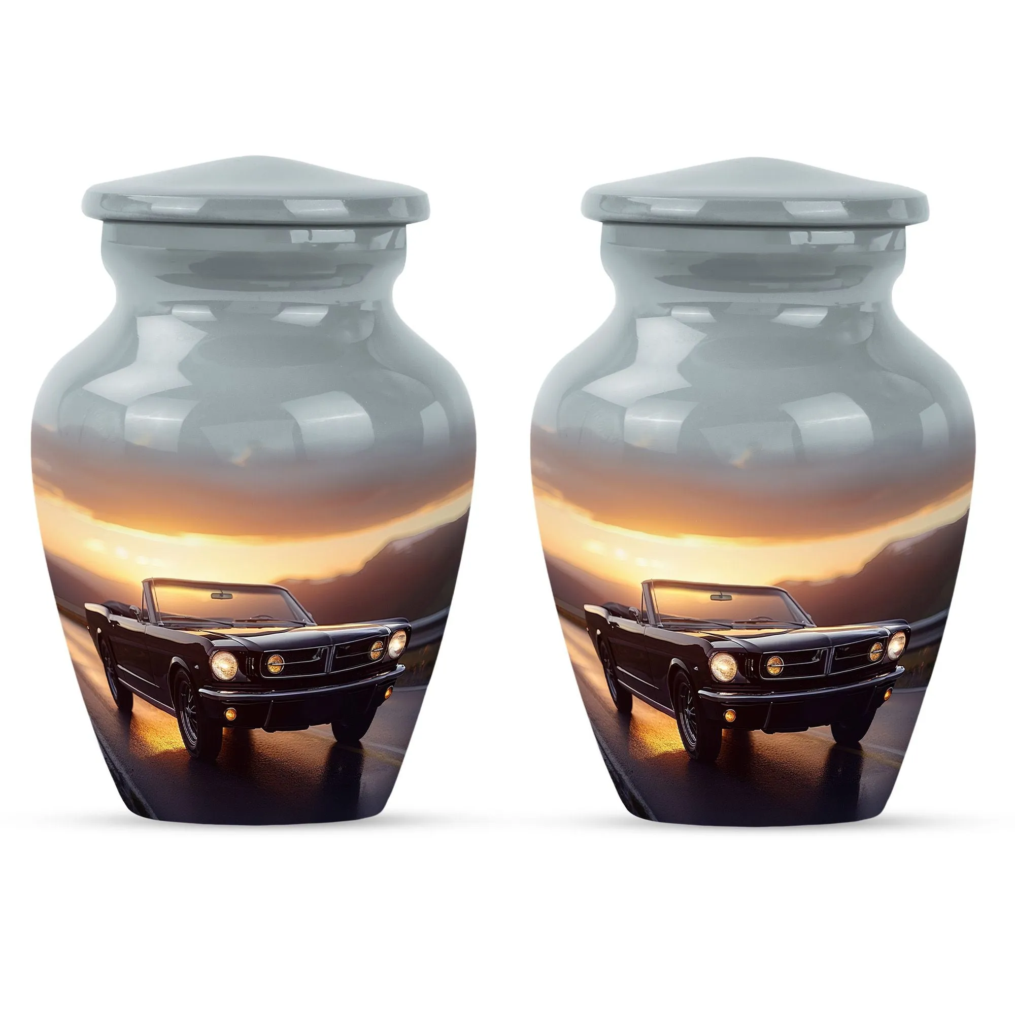 Car Cremation Small Urn For Ashes Adult Male Memorial & Funeral Urn