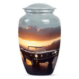 Car Cremation Small Urn For Ashes Adult Male Memorial & Funeral Urn