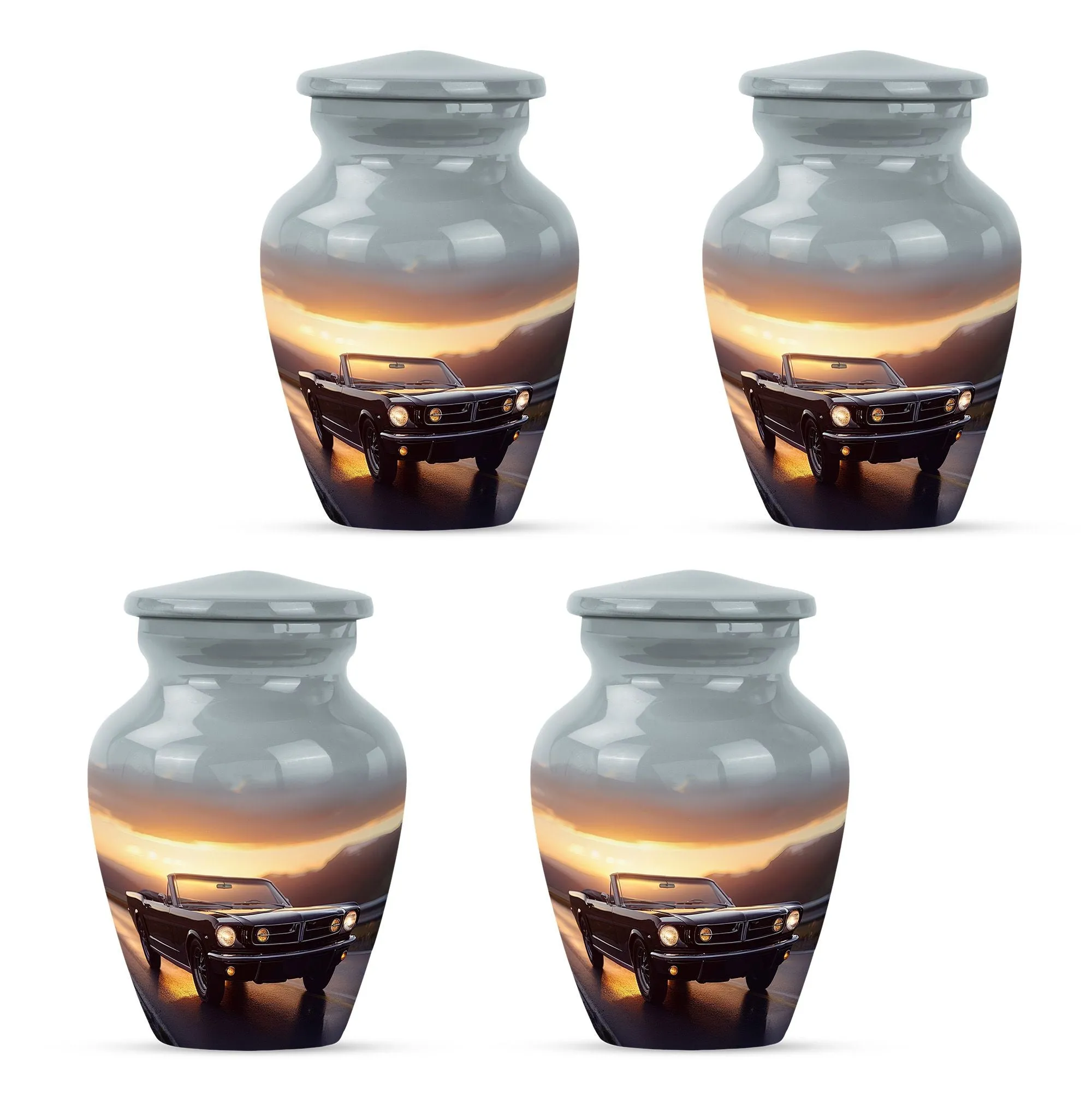 Car Cremation Small Urn For Ashes Adult Male Memorial & Funeral Urn
