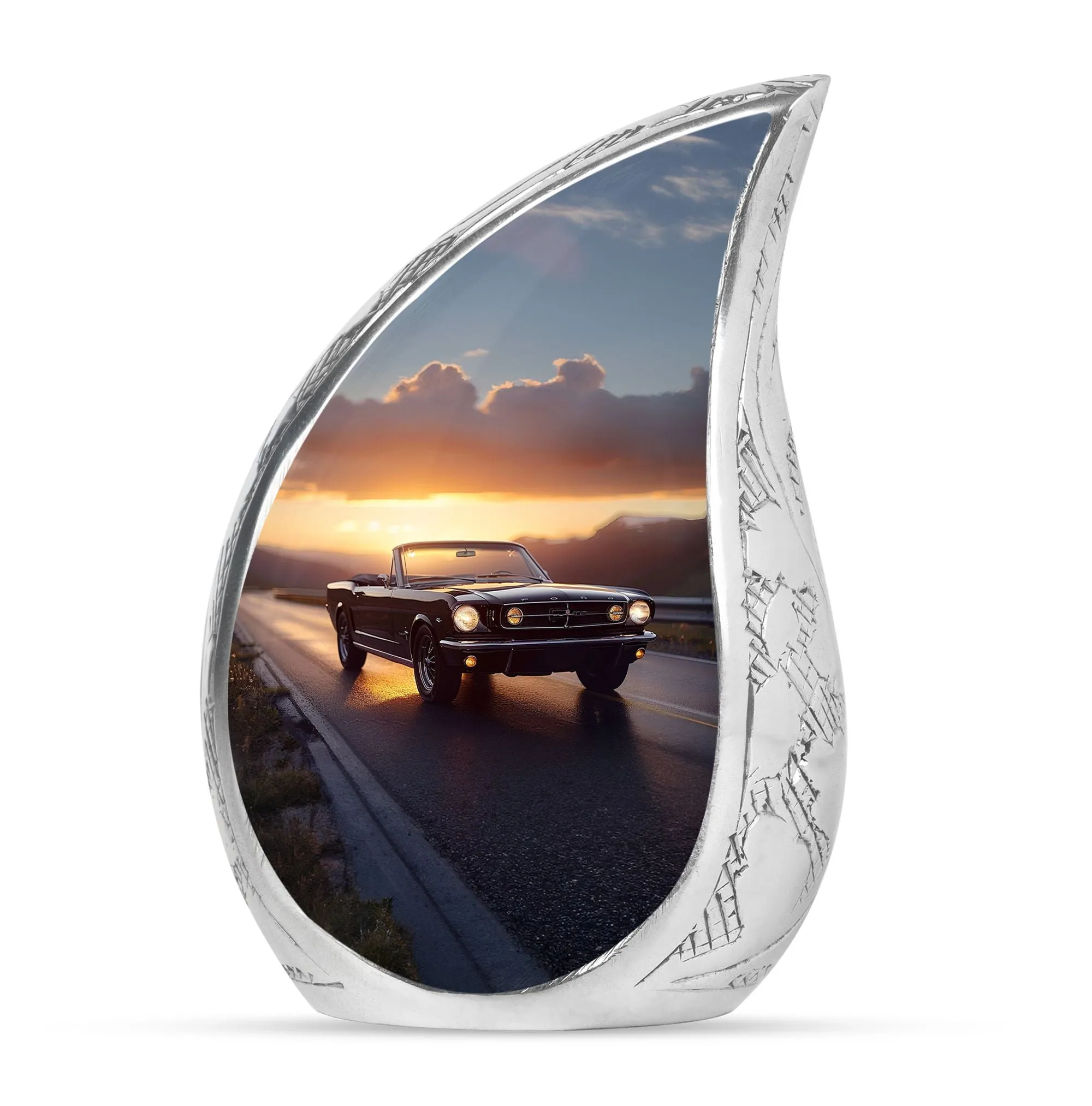 Car Cremation Small Urn For Ashes Adult Male Memorial & Funeral Urn