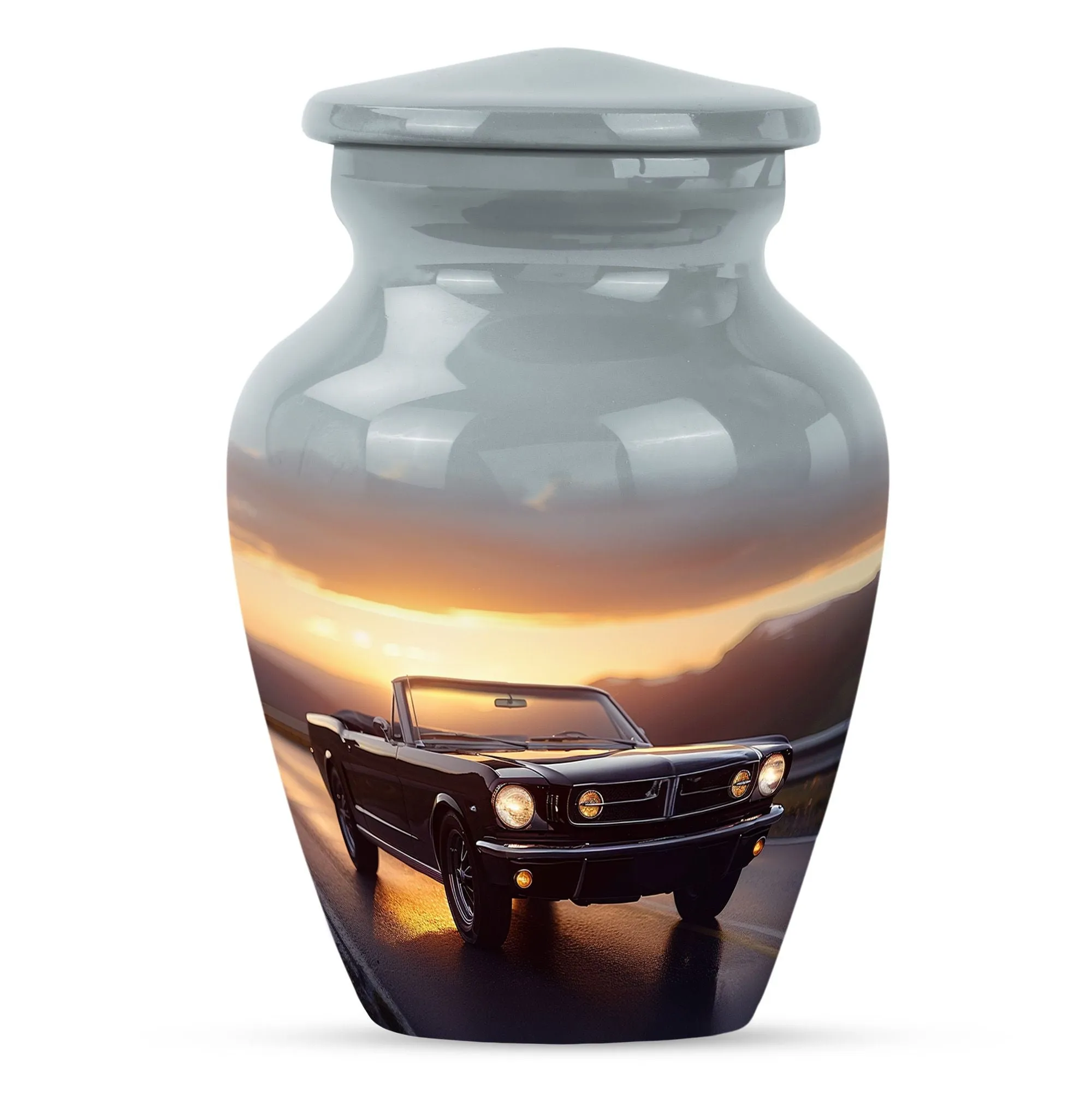 Car Cremation Small Urn For Ashes Adult Male Memorial & Funeral Urn