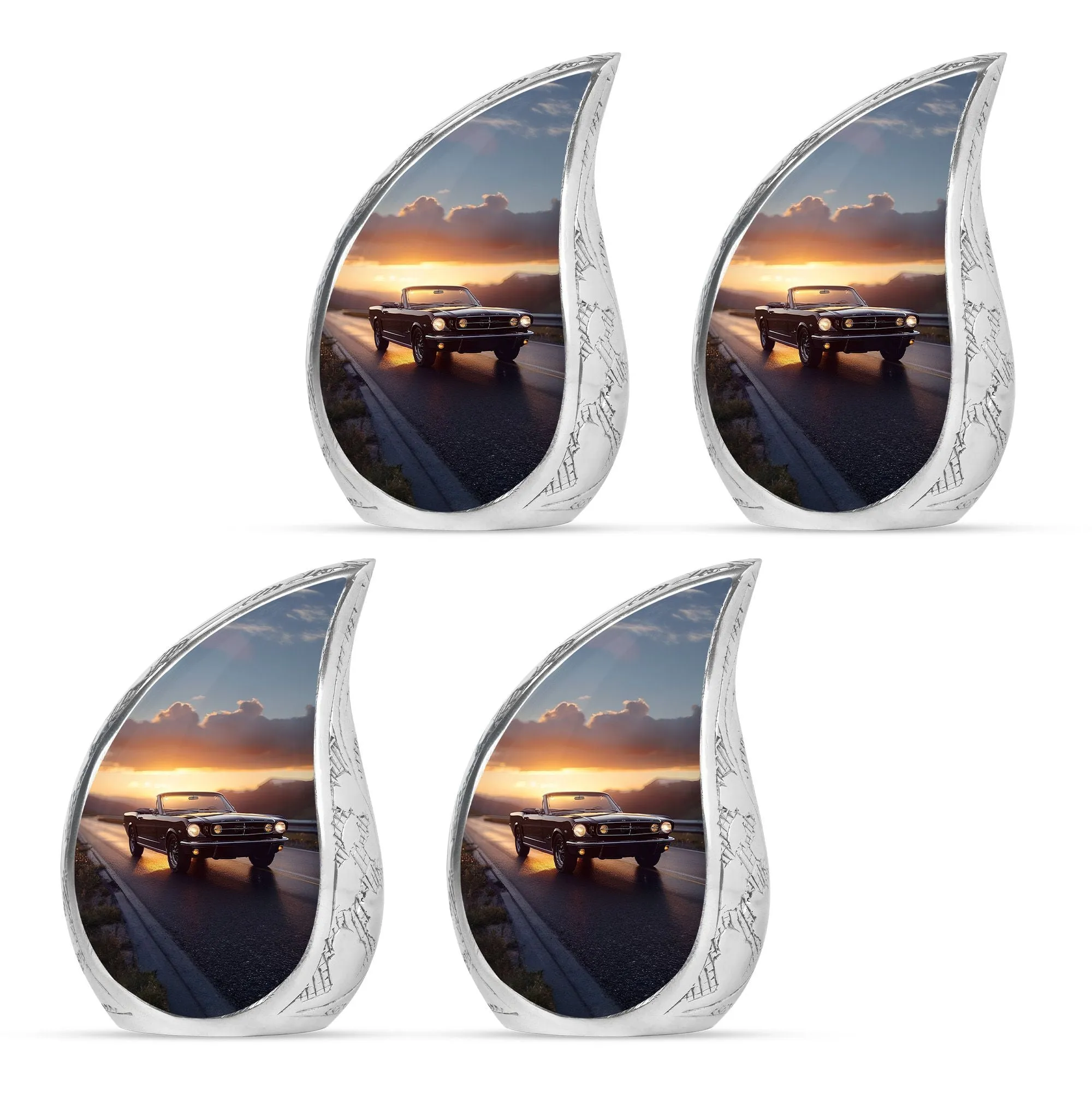 Car Cremation Small Urn For Ashes Adult Male Memorial & Funeral Urn