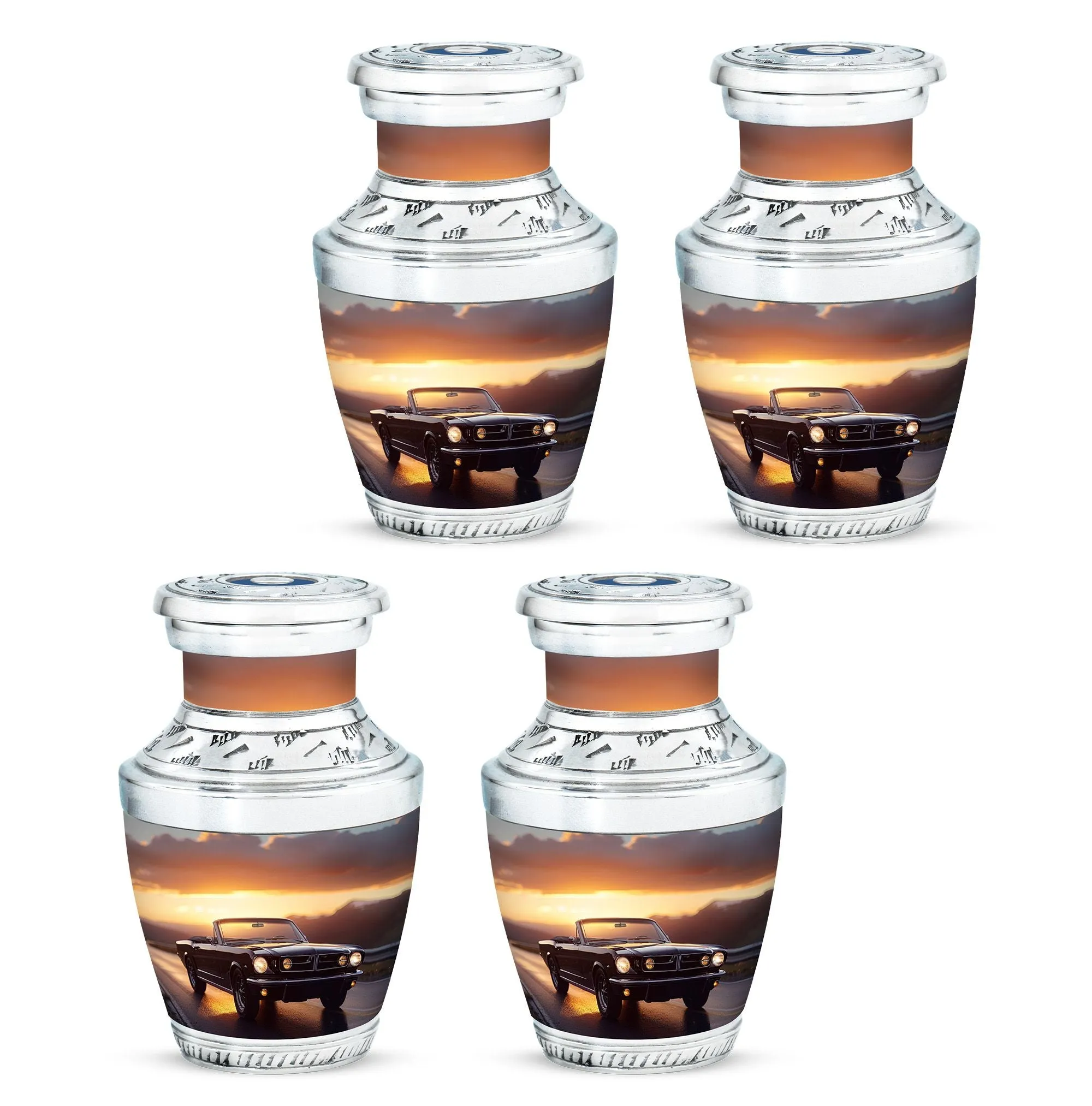 Car Cremation Small Urn For Ashes Adult Male Memorial & Funeral Urn