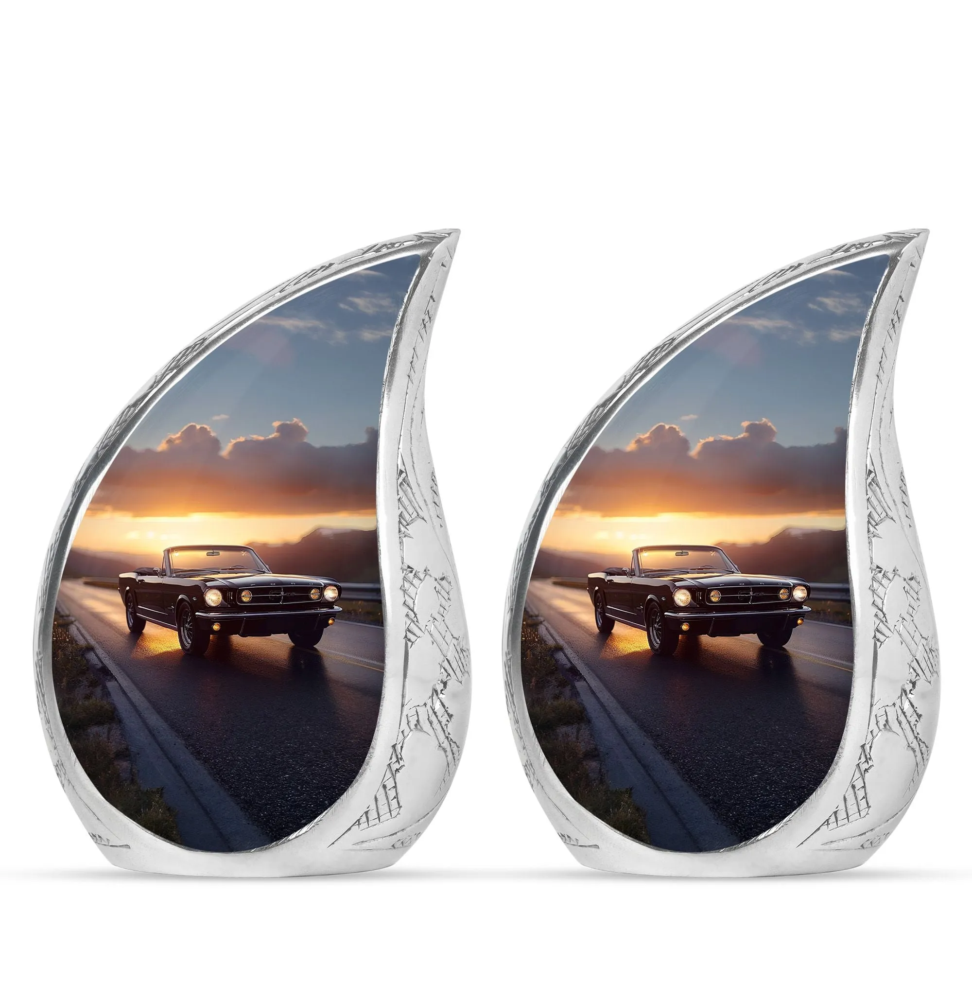 Car Cremation Small Urn For Ashes Adult Male Memorial & Funeral Urn