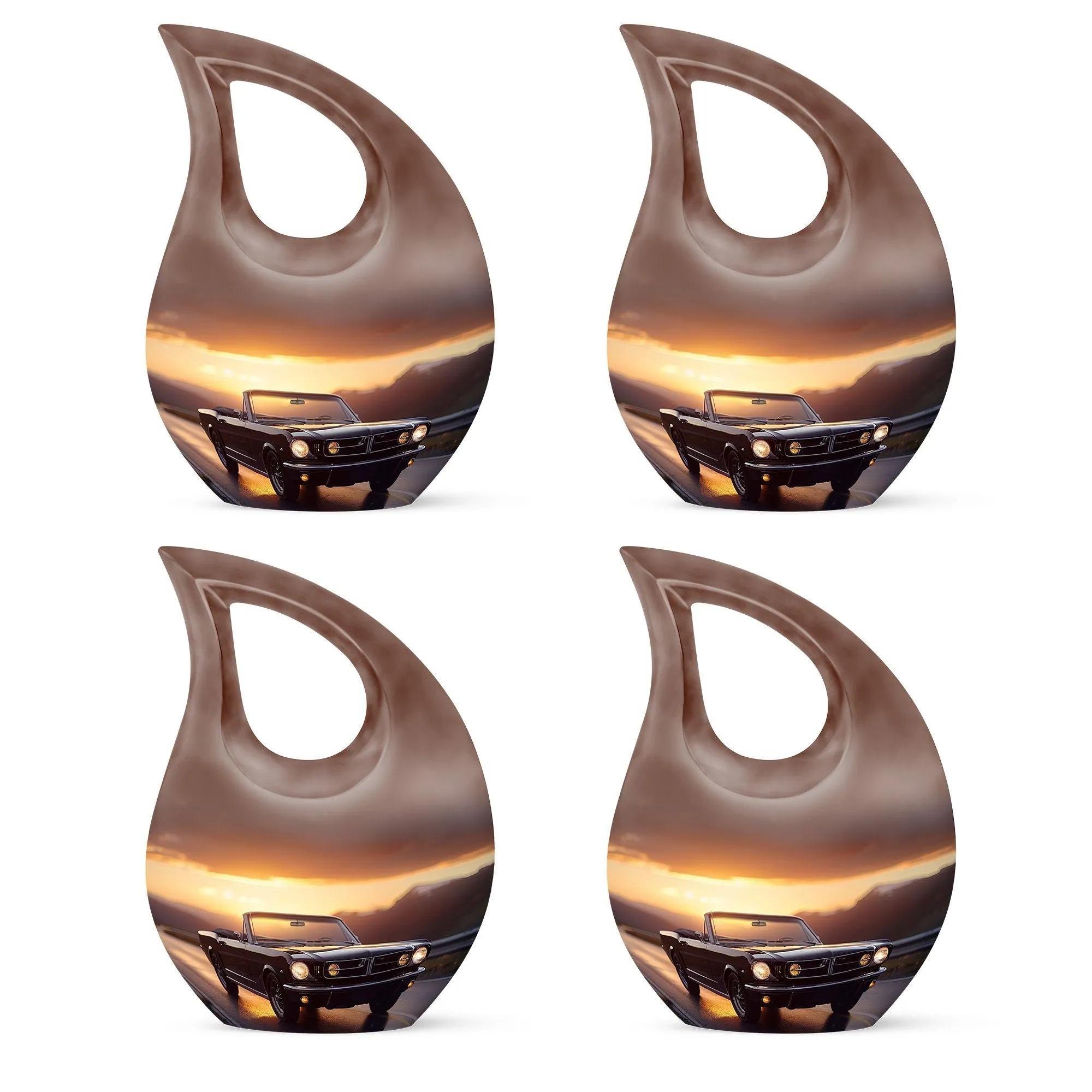 Car Cremation Small Urn For Ashes Adult Male Memorial & Funeral Urn