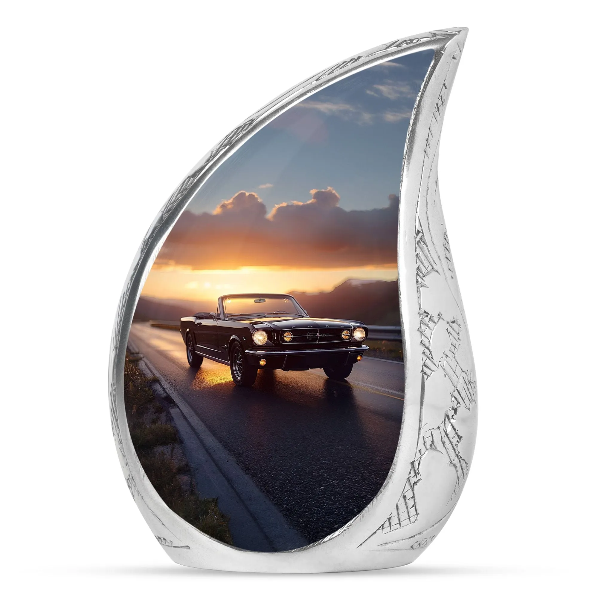 Car Cremation Small Urn For Ashes Adult Male Memorial & Funeral Urn