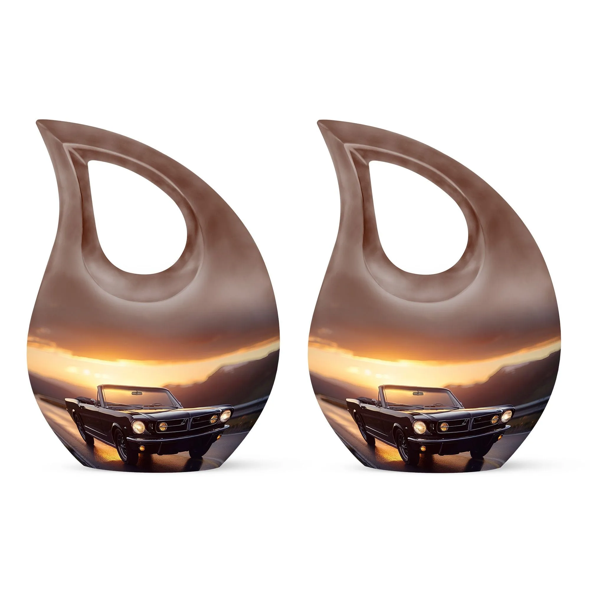 Car Cremation Small Urn For Ashes Adult Male Memorial & Funeral Urn