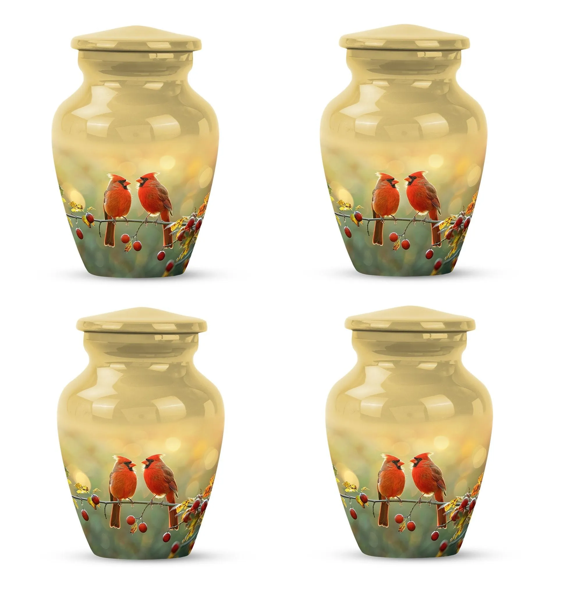 Cardinal Bird Cremation Urn: A Memorable Homage for Adults