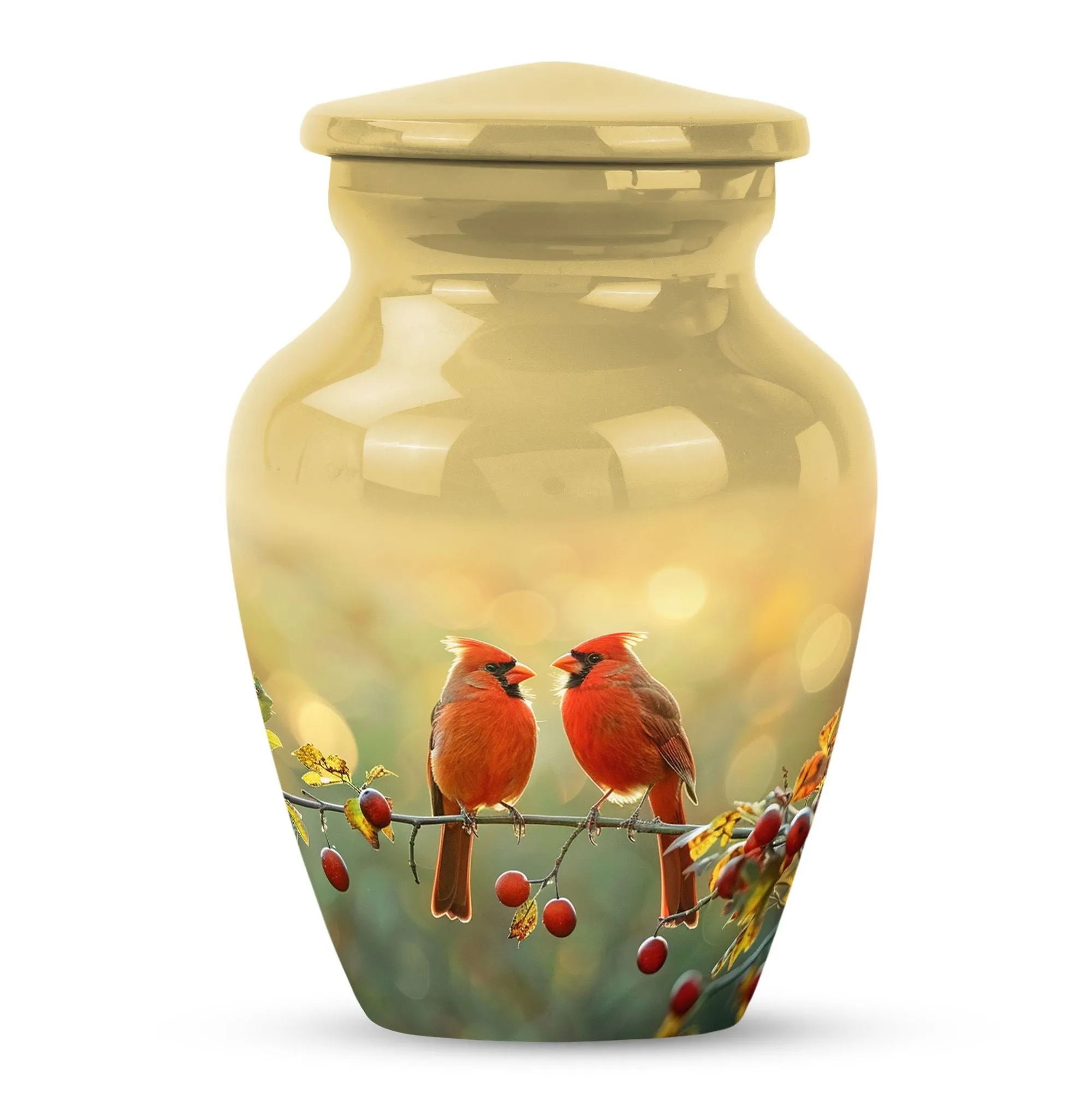 Cardinal Bird Cremation Urn: A Memorable Homage for Adults