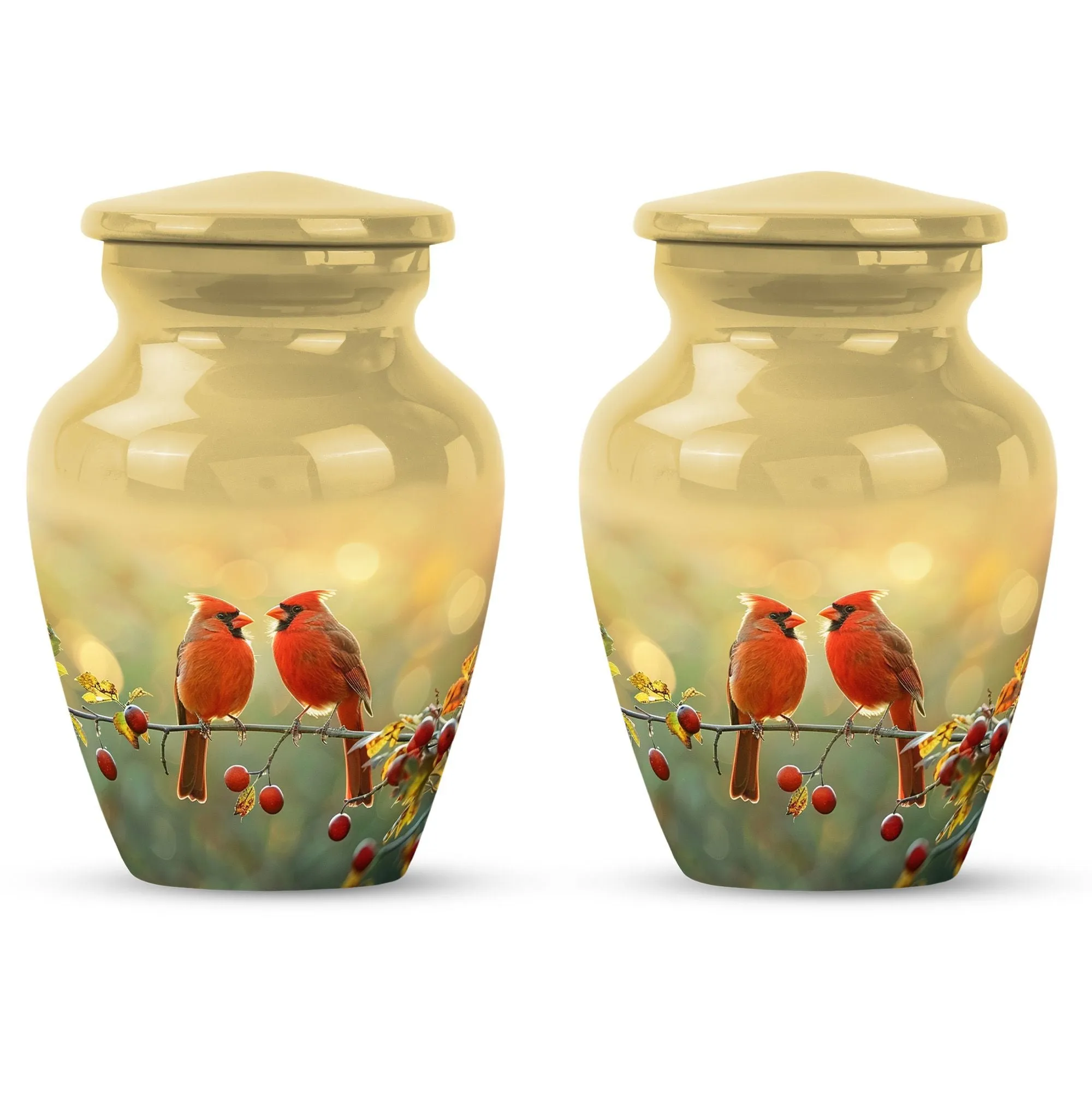 Cardinal Bird Cremation Urn: A Memorable Homage for Adults