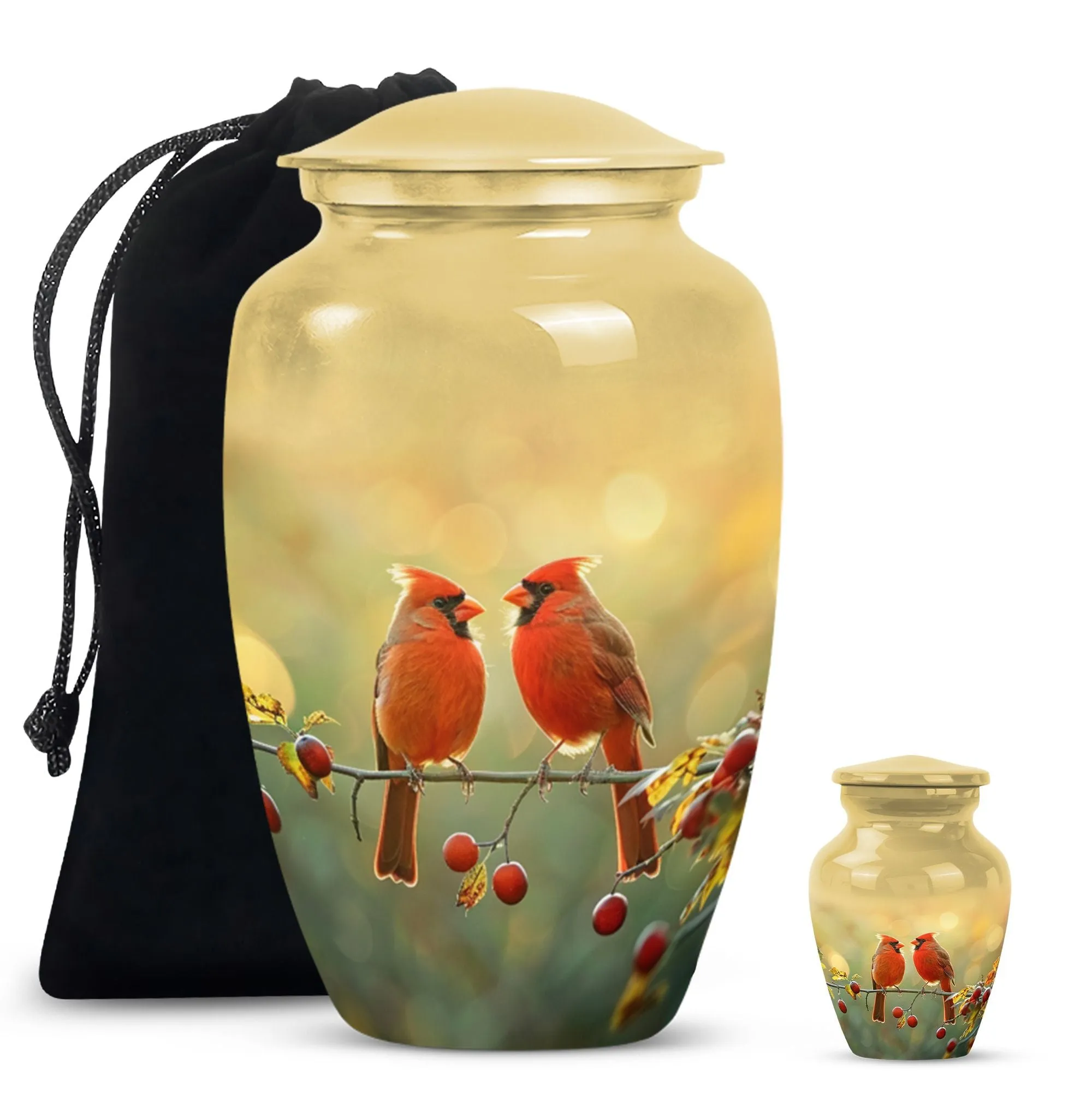 Cardinal Bird Cremation Urn: A Memorable Homage for Adults