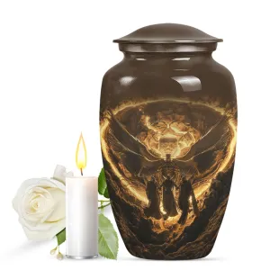 Catholic Burial Majesty: Grand Memorial Urn for a Unique Rest