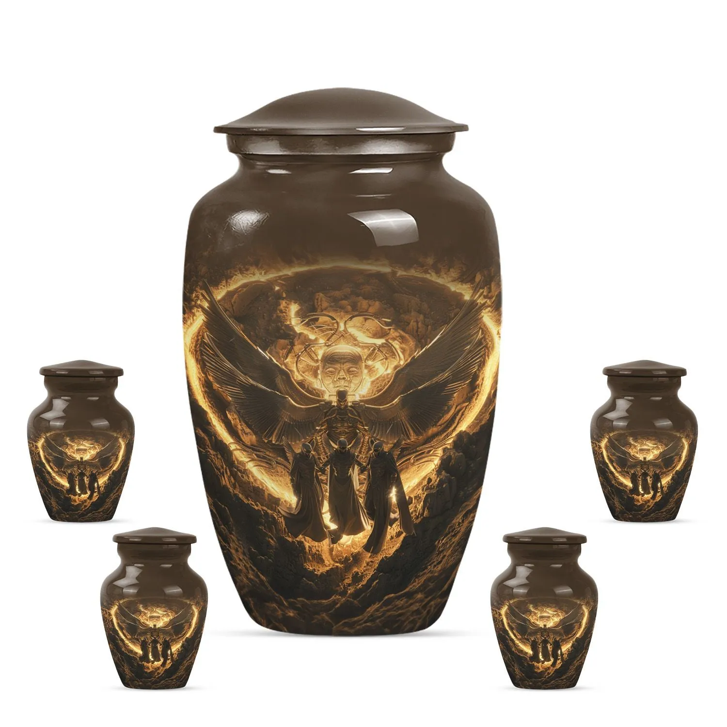 Catholic Burial Majesty: Grand Memorial Urn for a Unique Rest