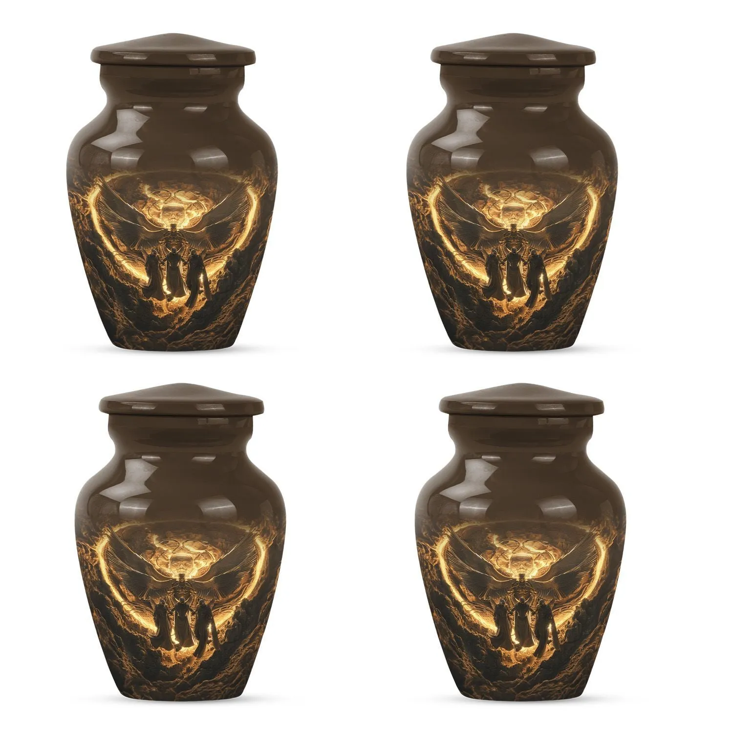 Catholic Burial Majesty: Grand Memorial Urn for a Unique Rest