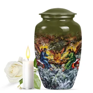 Catholic Urn - Engraveable Cremation Urn for Cherished Memorials