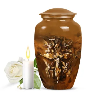 Catholic Urn for Ashes - Miniature Keepsake Urn For Human Ashes
