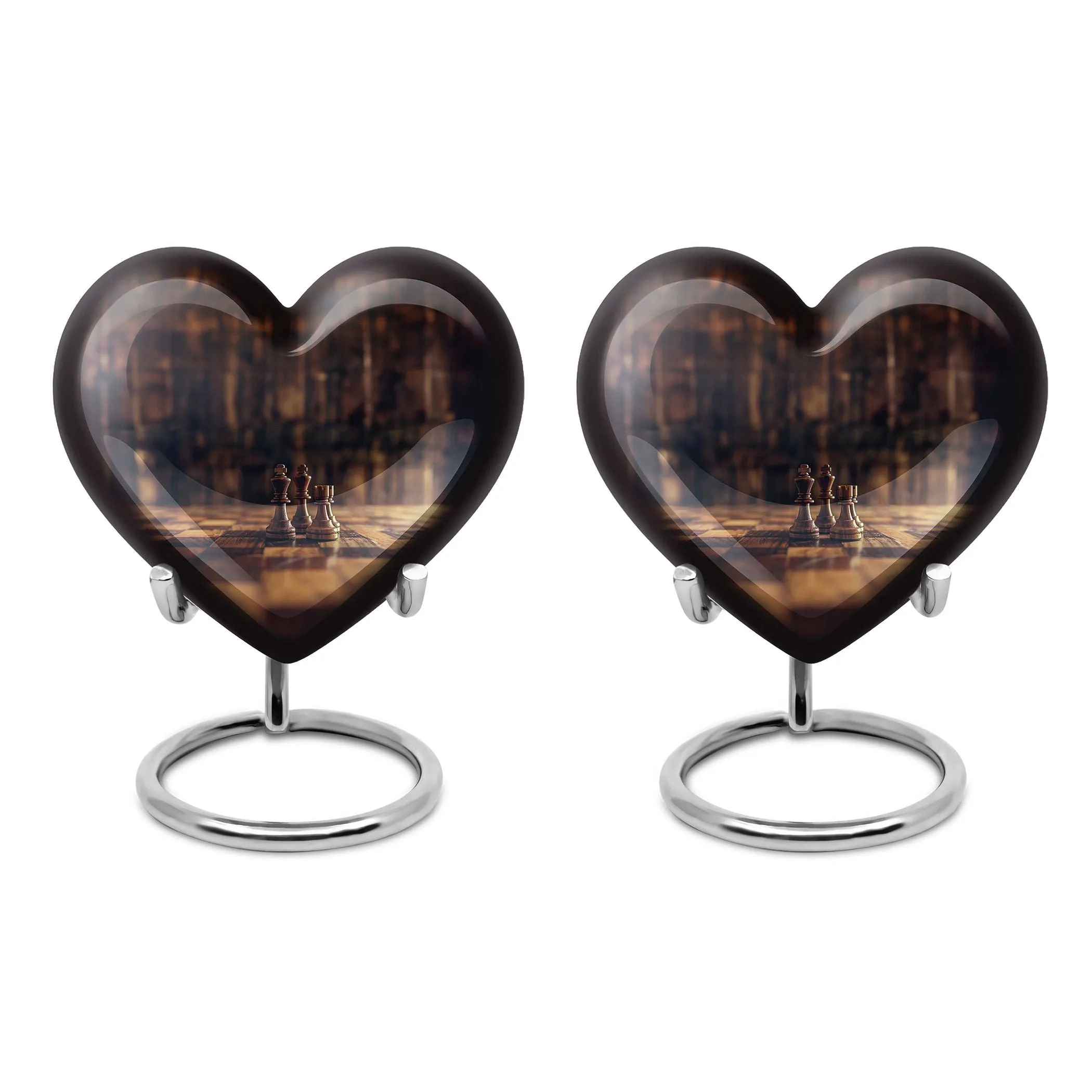 Chess Game Tribute: Comforting Memorial Urn for Male Adults