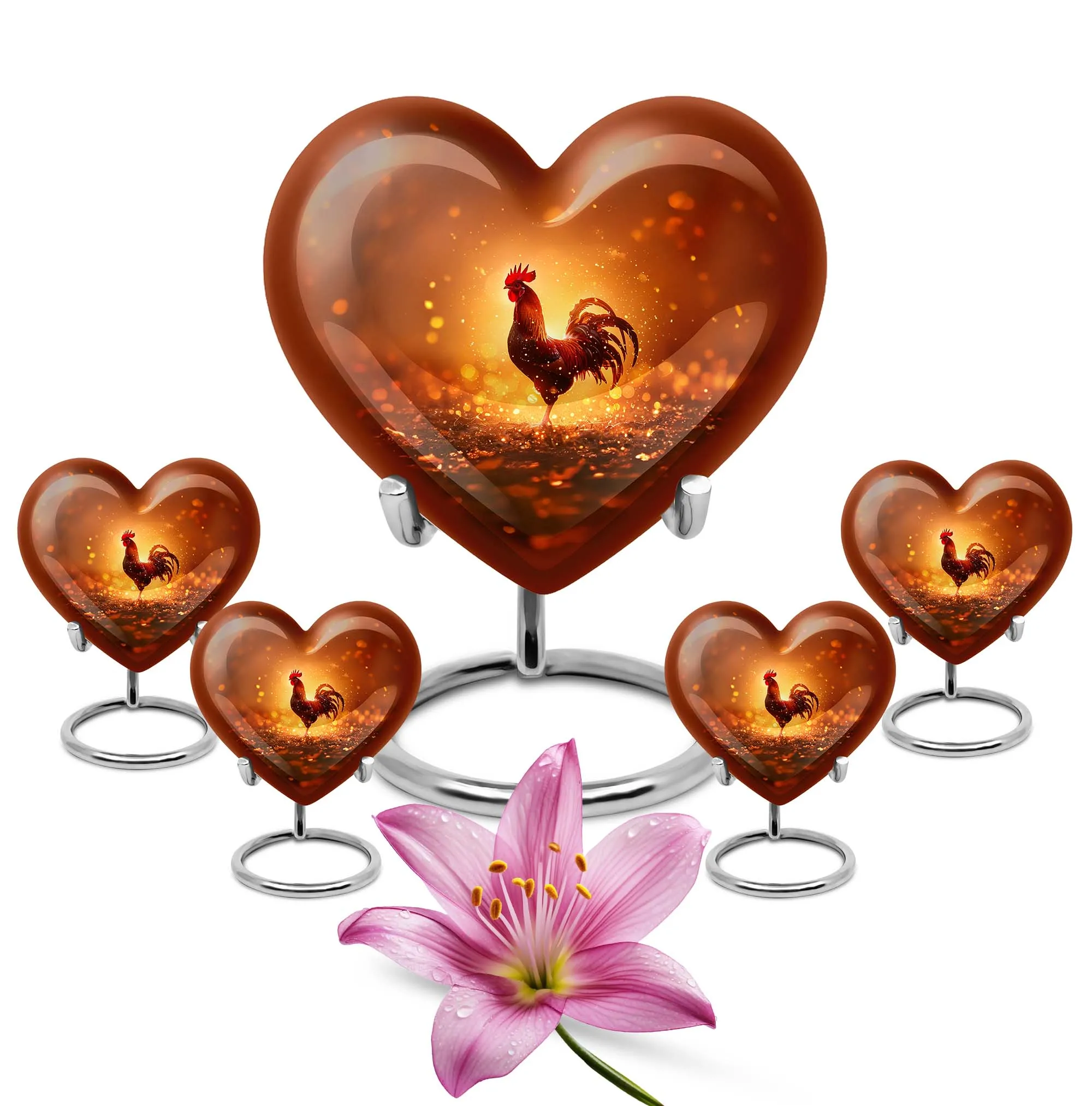 Chicken Renown Urn - Memorial Sanctuary for Departed Souls