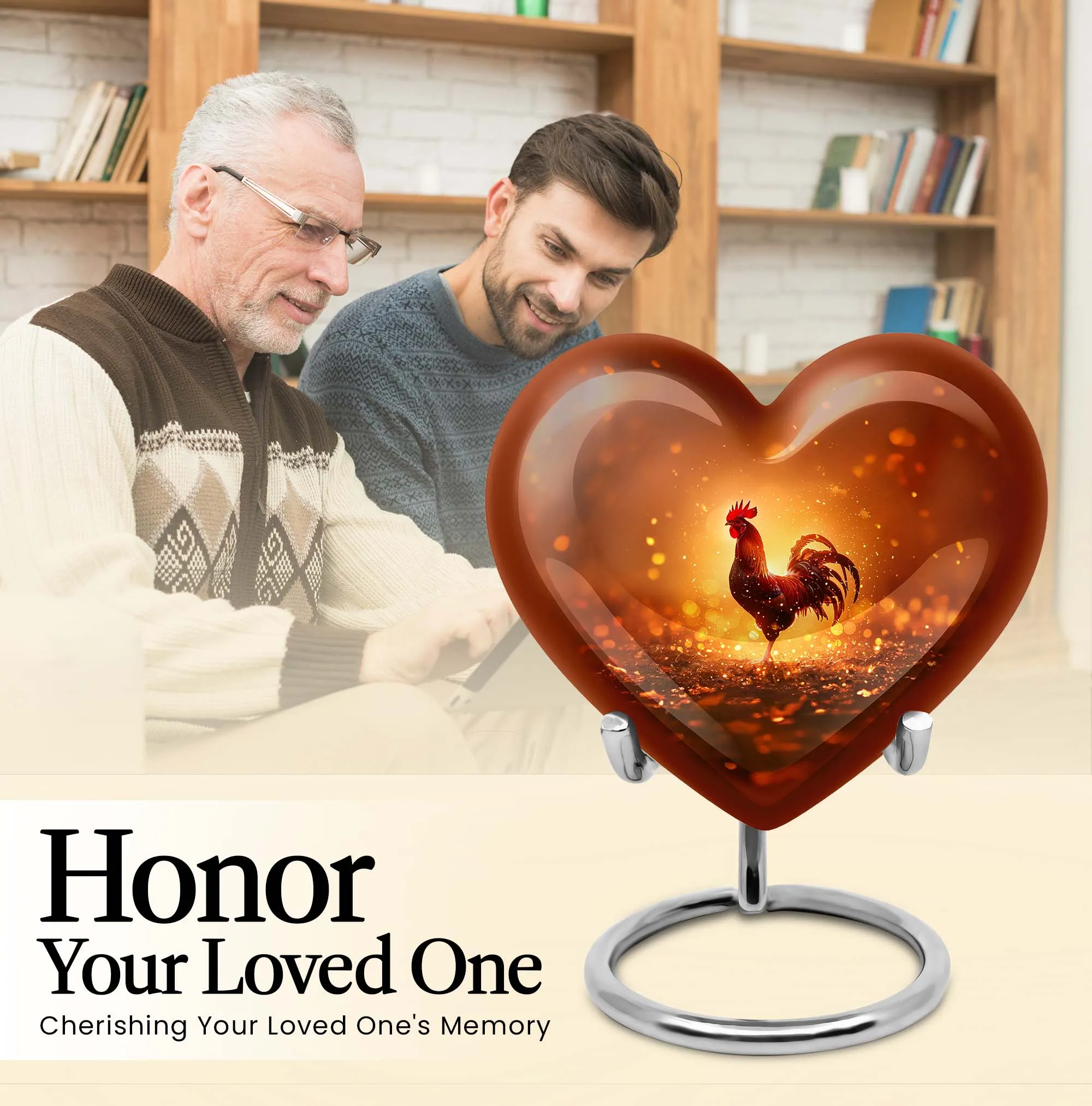 Chicken Renown Urn - Memorial Sanctuary for Departed Souls