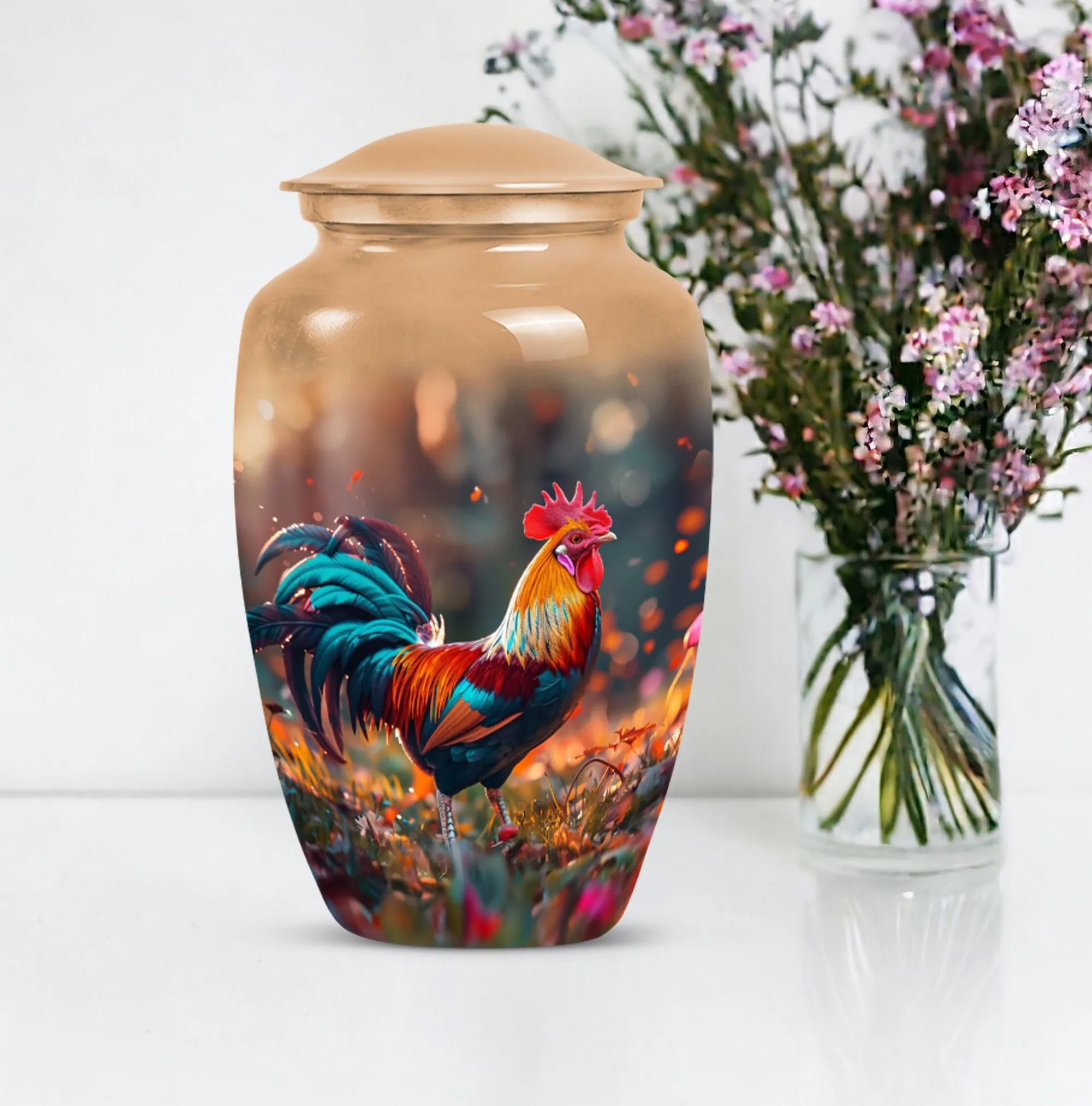 Chicken Urn Tranquility: Personalized Memorial Burial Ash Urns For Humans