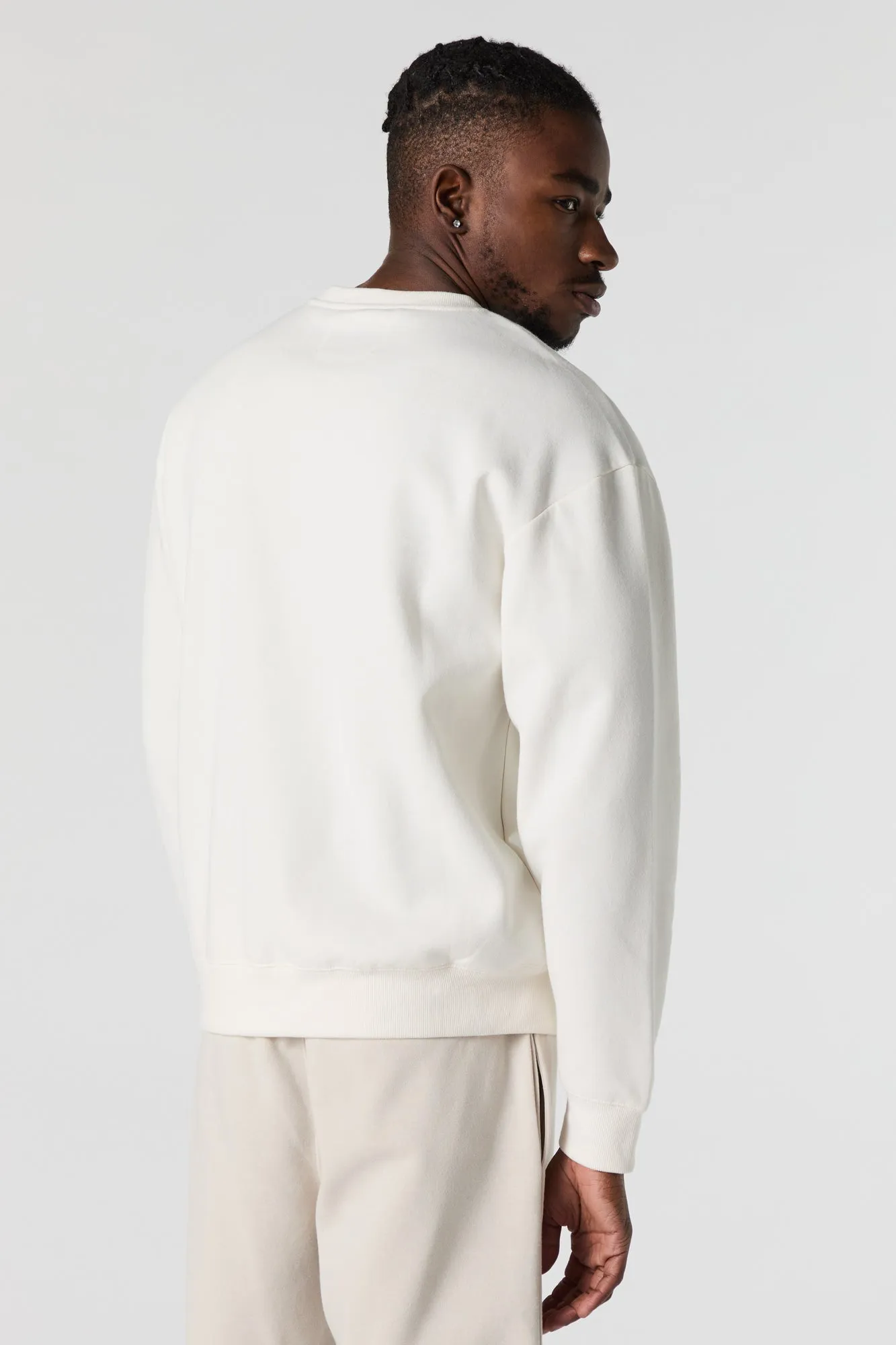 City Embossed Fleece Sweatshirt