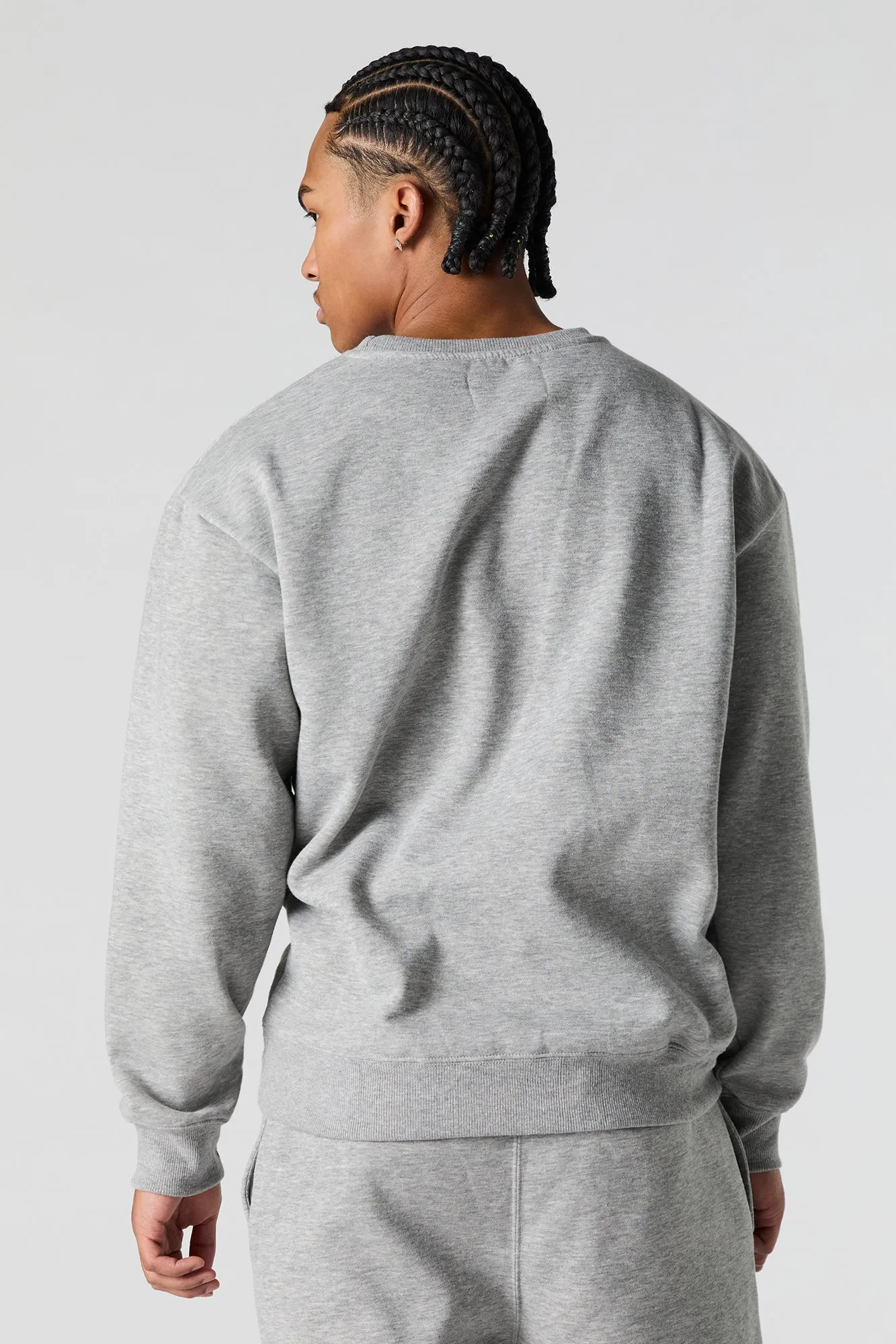 City Embossed Fleece Sweatshirt