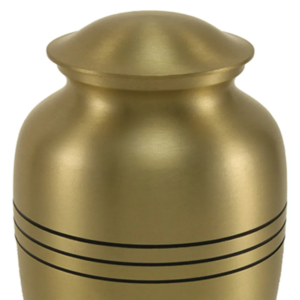 Classic Bronze Cremation Urn In Large
