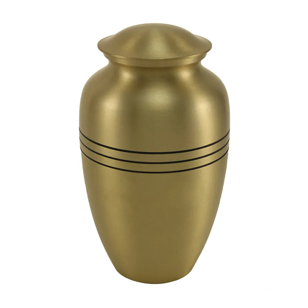 Classic Bronze Cremation Urn In Large