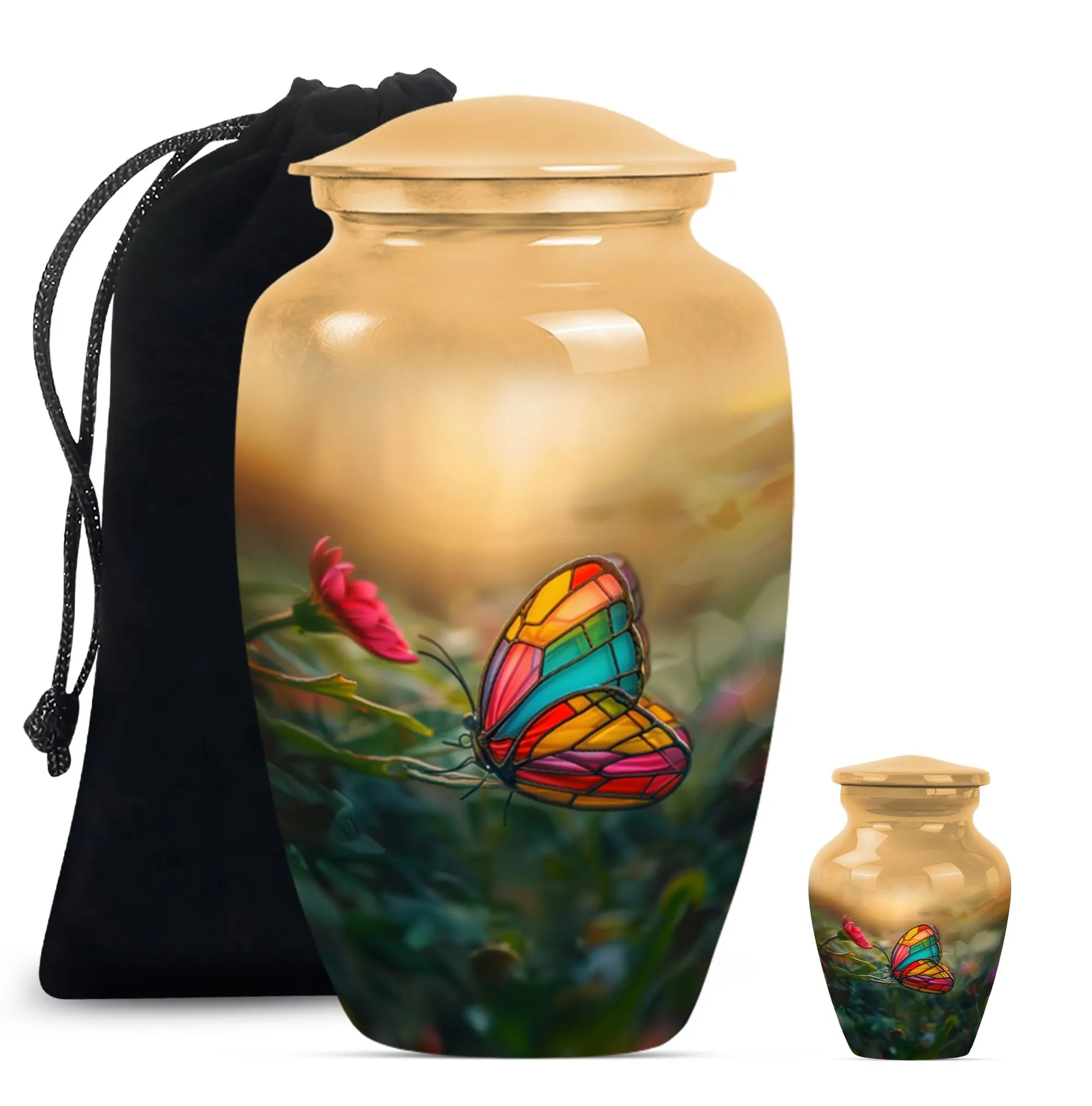 Classic Butterfly Rest- Cremation Burial Urn for Loved Ones