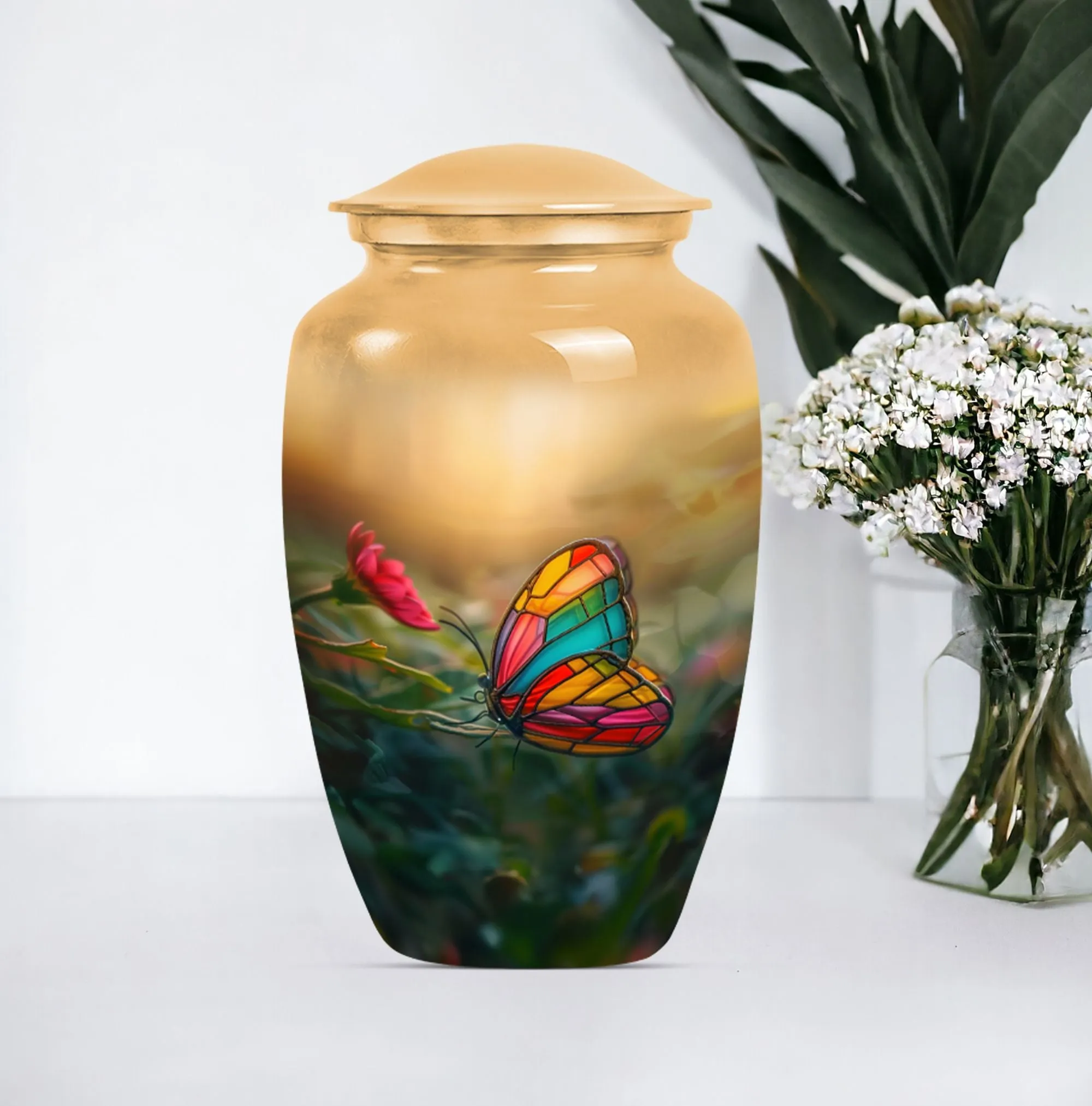 Classic Butterfly Rest- Cremation Burial Urn for Loved Ones