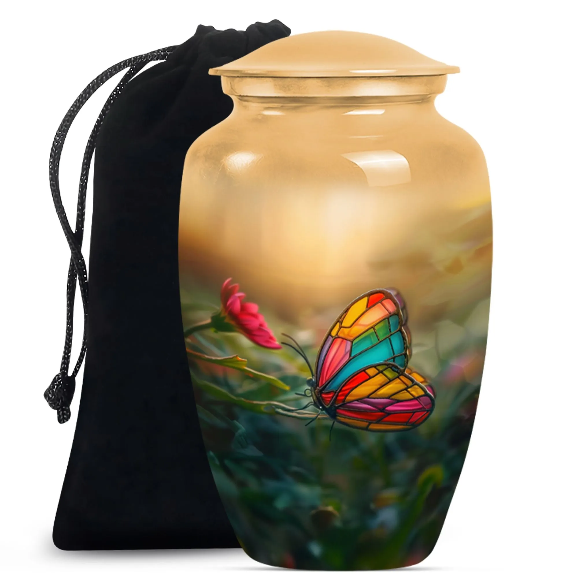 Classic Butterfly Rest- Cremation Burial Urn for Loved Ones
