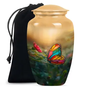 Classic Butterfly Rest- Cremation Burial Urn for Loved Ones