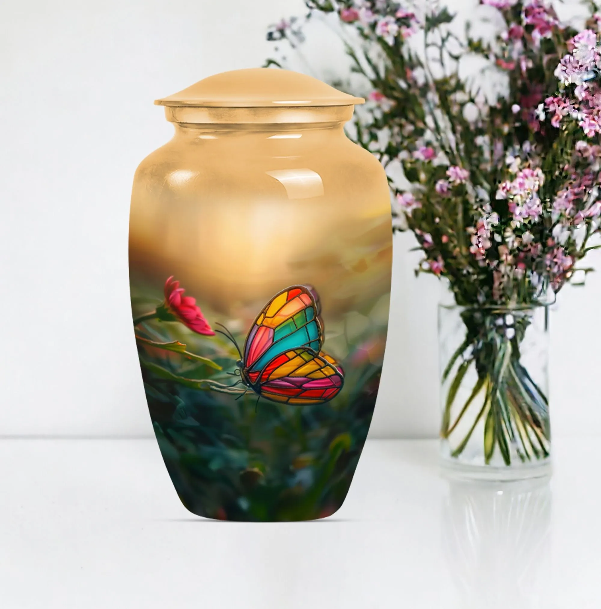 Classic Butterfly Rest- Cremation Burial Urn for Loved Ones