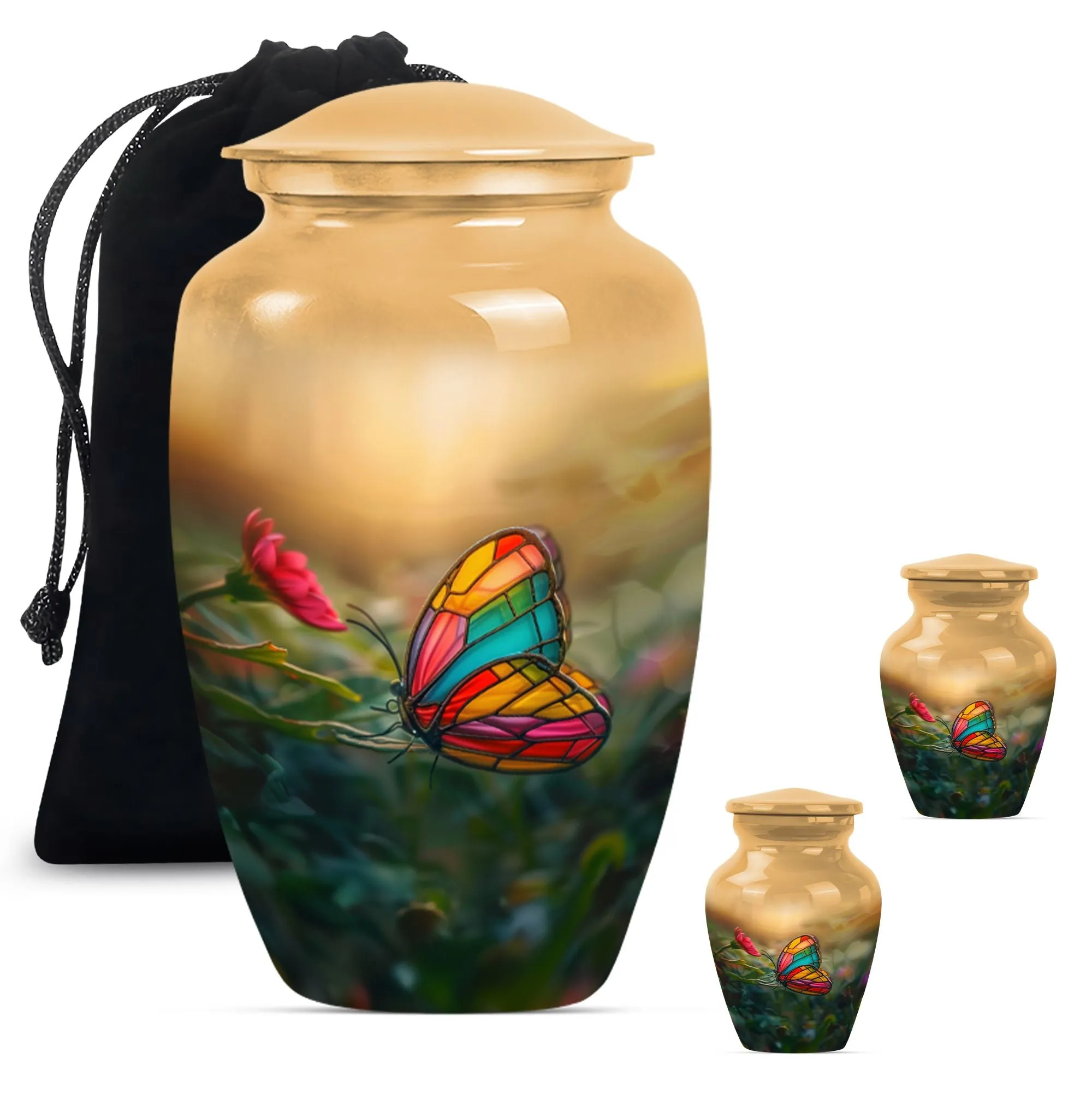 Classic Butterfly Rest- Cremation Burial Urn for Loved Ones