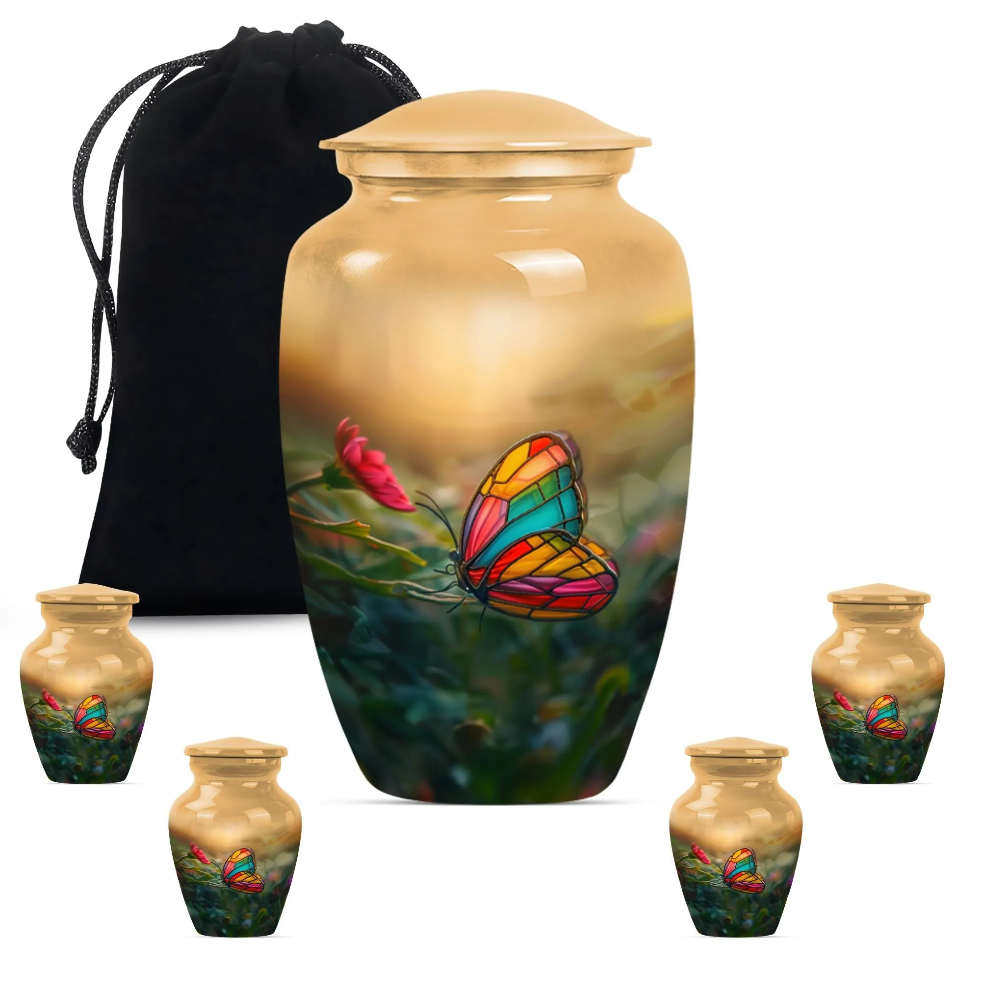Classic Butterfly Rest- Cremation Burial Urn for Loved Ones