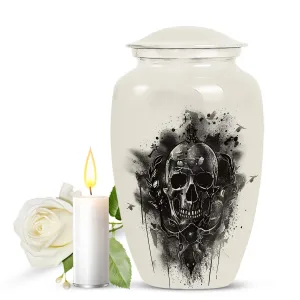 Classic Catholic Urn and Funeral Ash Cremation Vessel