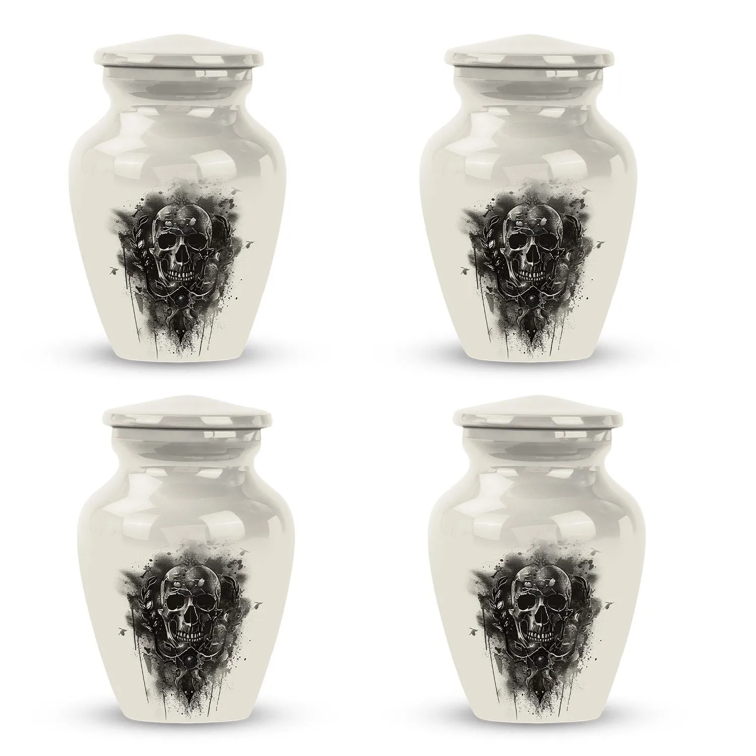 Classic Catholic Urn and Funeral Ash Cremation Vessel