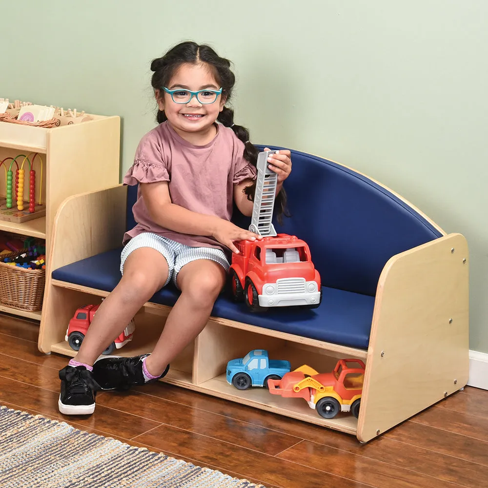 Classic Classroom Couch with Storage | Child-Sized & Durable