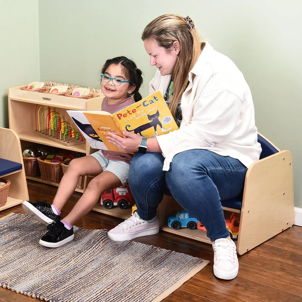 Classic Classroom Couch with Storage | Child-Sized & Durable