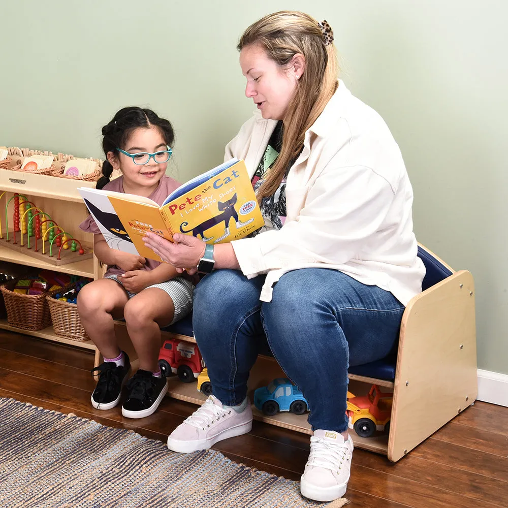 Classic Classroom Couch with Storage | Child-Sized & Durable
