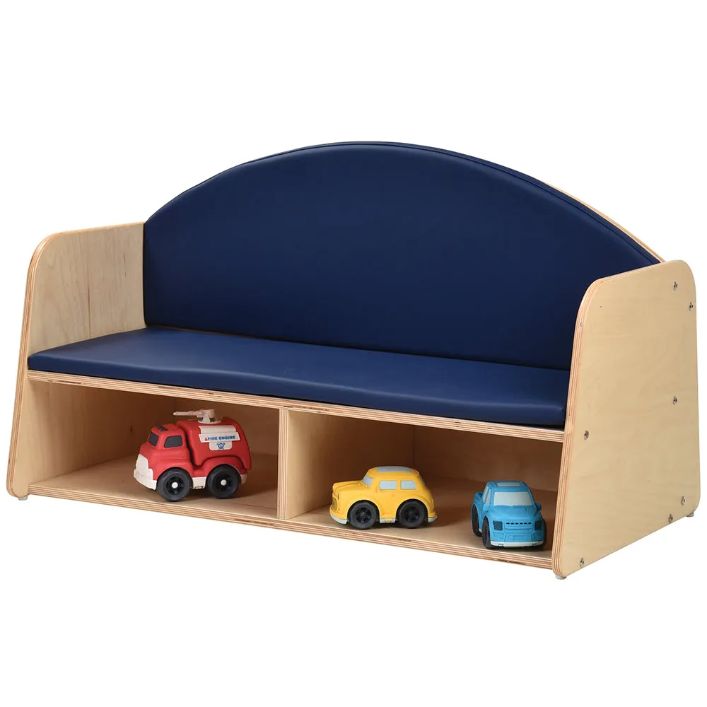 Classic Classroom Couch with Storage | Child-Sized & Durable