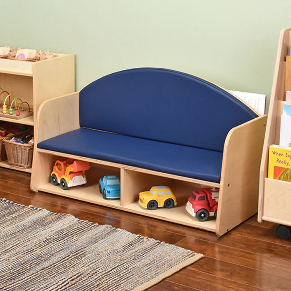 Classic Classroom Couch with Storage | Child-Sized & Durable